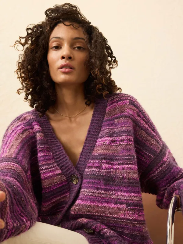 Cliffwalk Cardigan - Rose Dye Vines sold by Faherty