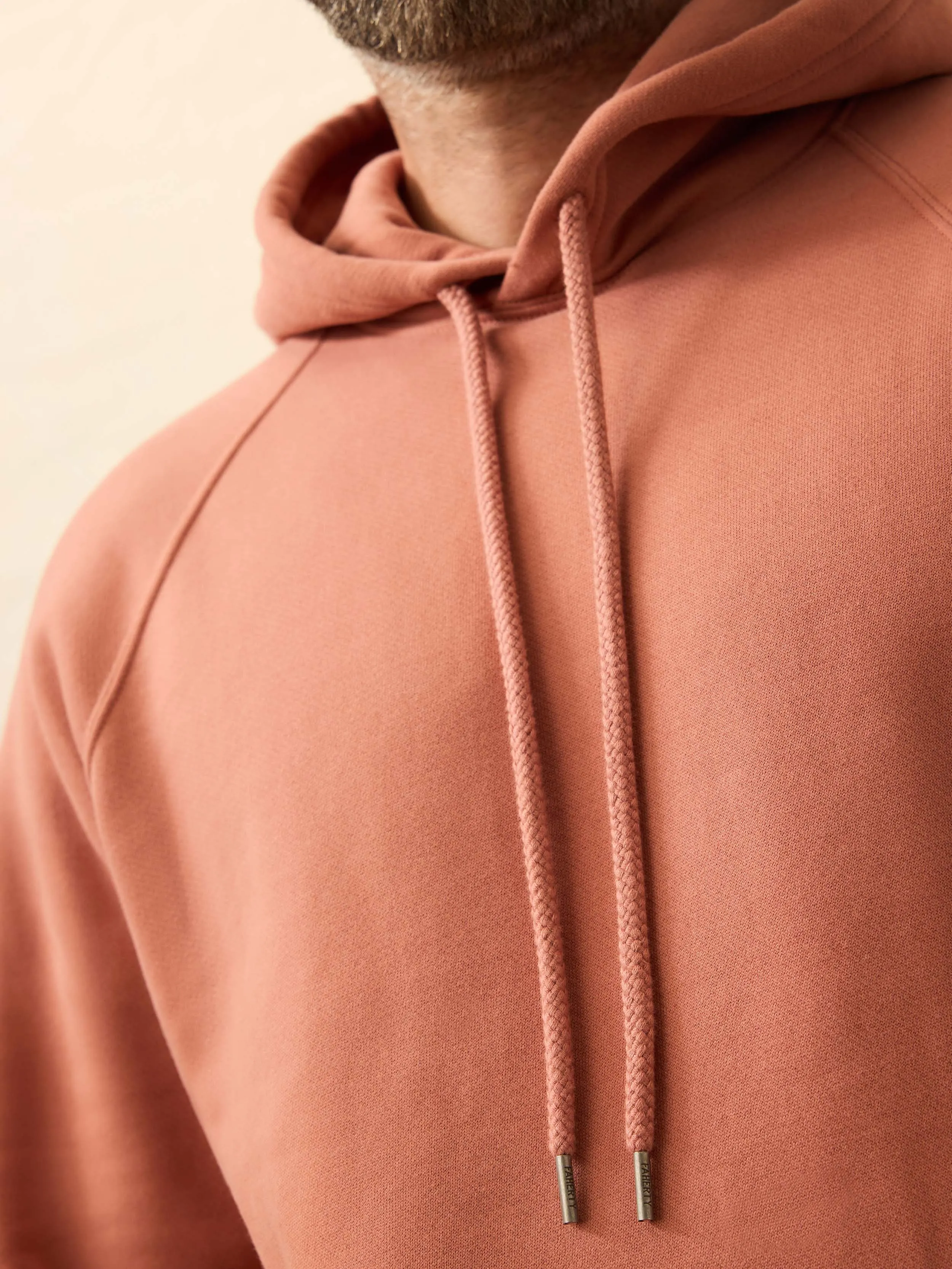 High Standard Fleece Hoodie - Dusty Sienna sold by Faherty product image thumbnail 2