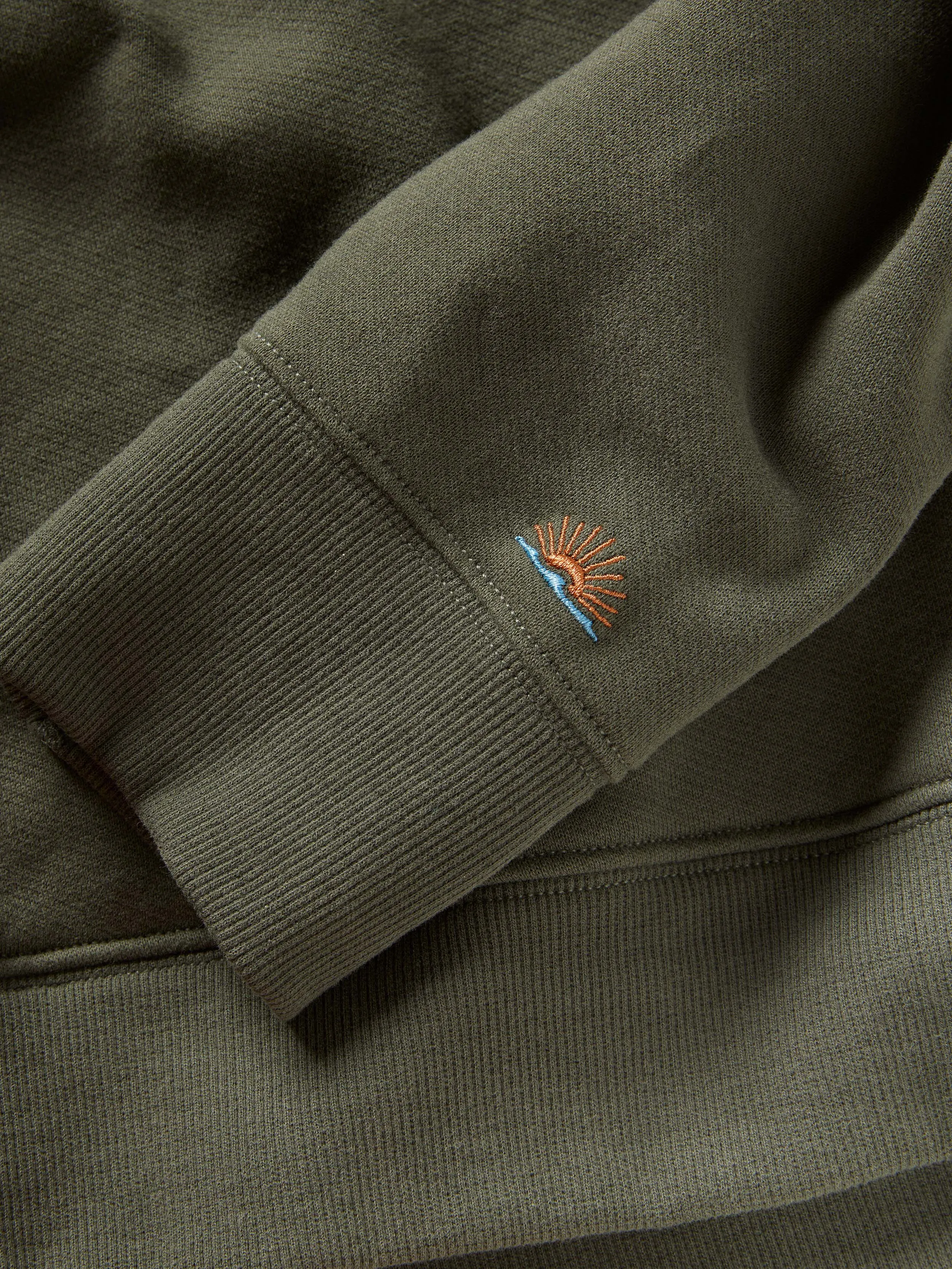 High Standard Fleece Hoodie - Fall Evergreen sold by Faherty product image thumbnail 4
