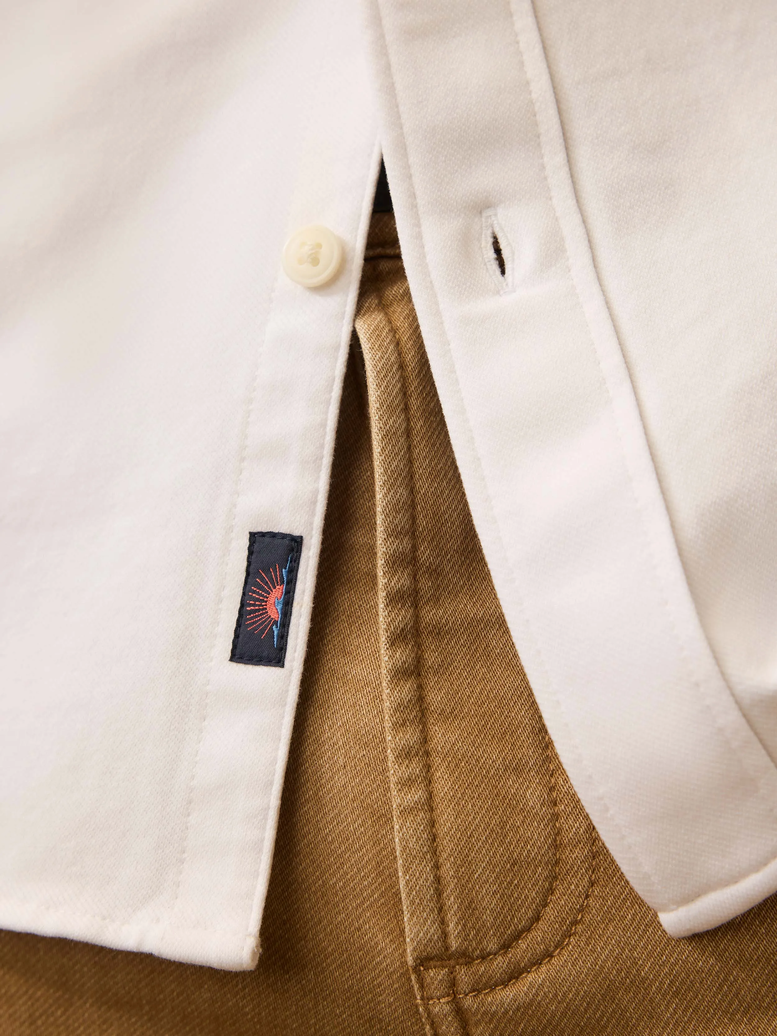 Field Knit Shirt - Pure White sold by Faherty product image thumbnail 4