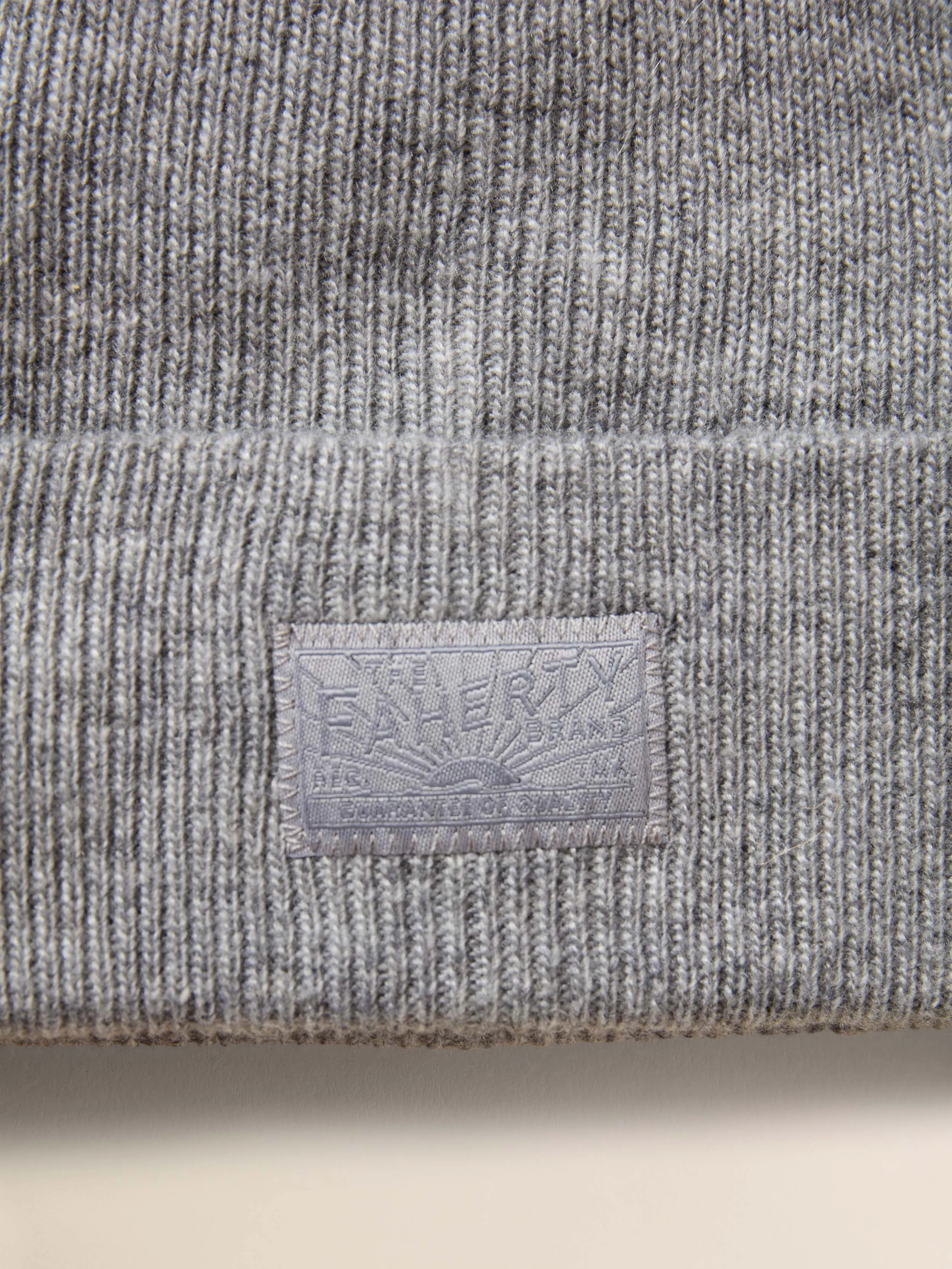 Faherty Essential Beanie - Charcoal Heather sold by Faherty product image thumbnail 3