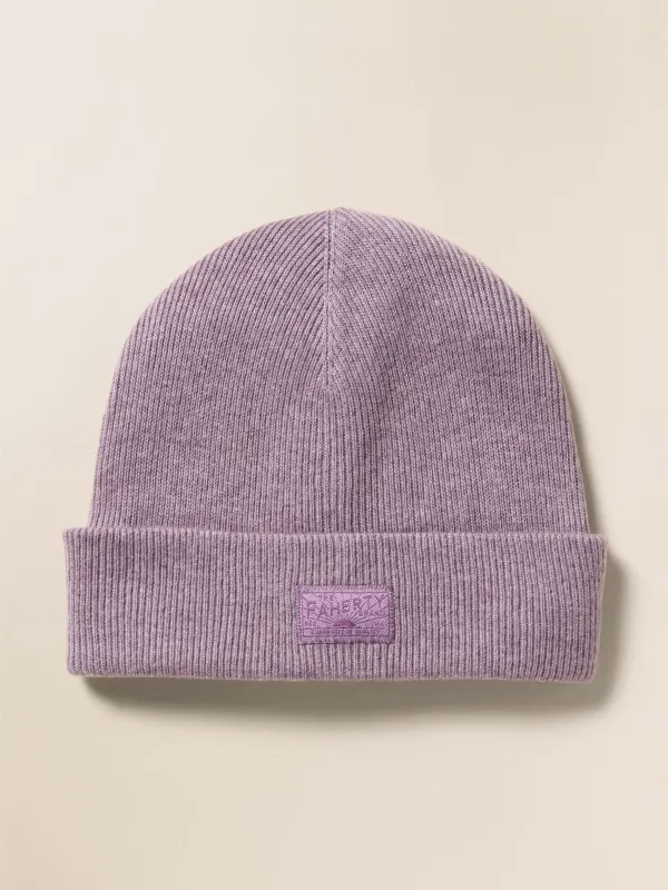 Faherty Essential Beanie - Vintage Violet sold by Faherty
