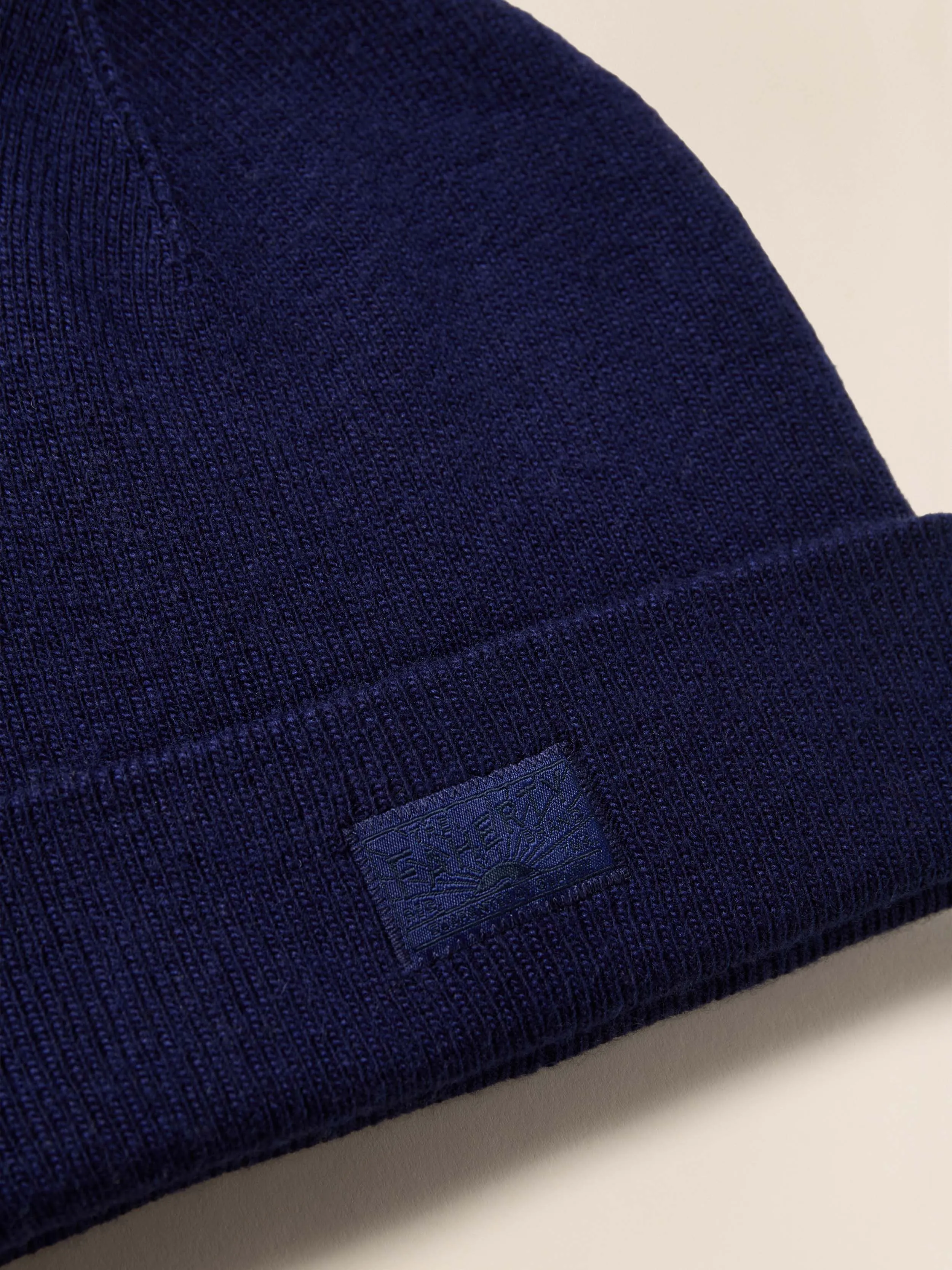 Faherty Essential Beanie - Navy sold by Faherty product image thumbnail 2