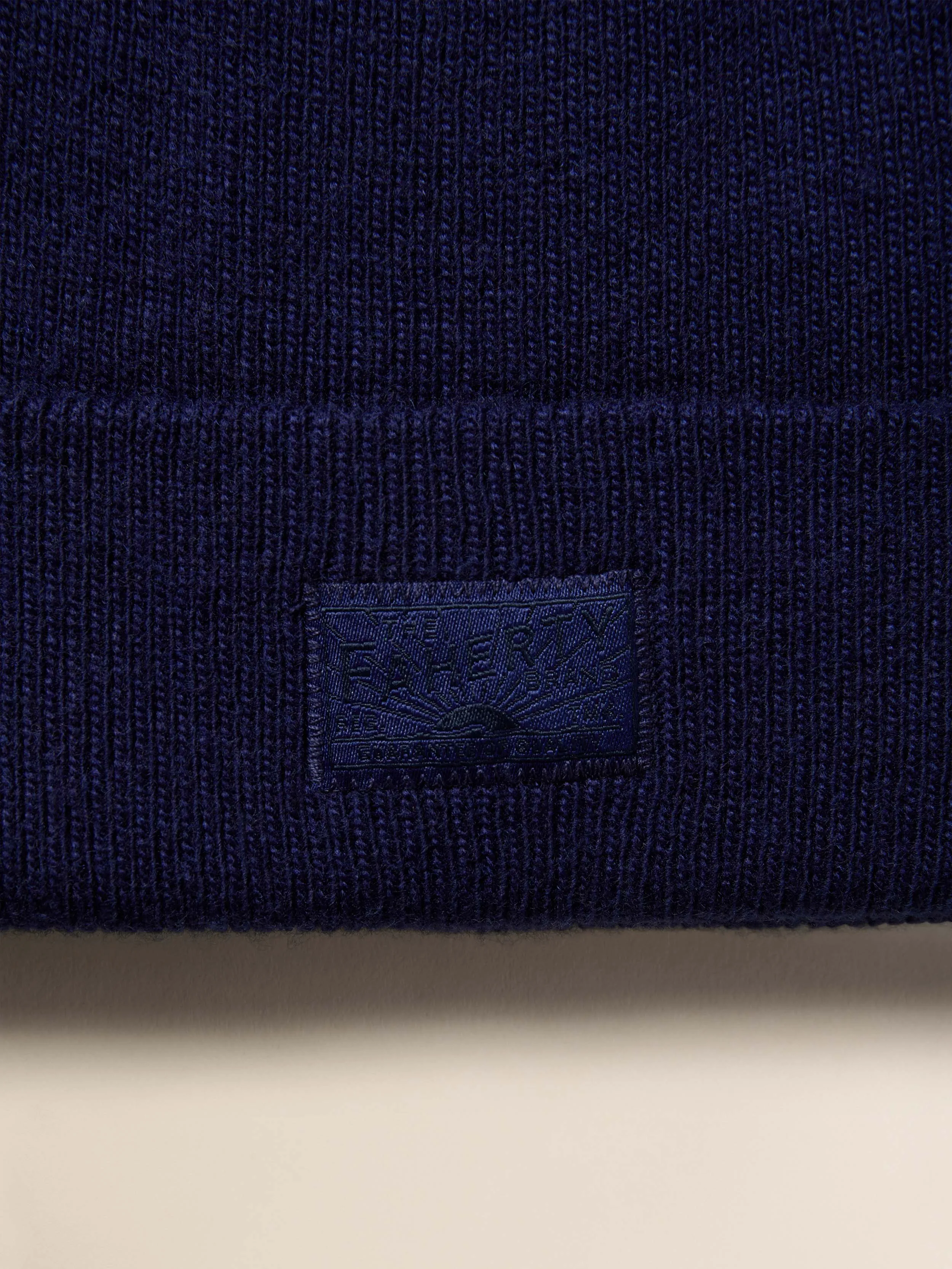 Faherty Essential Beanie - Navy sold by Faherty product image thumbnail 3
