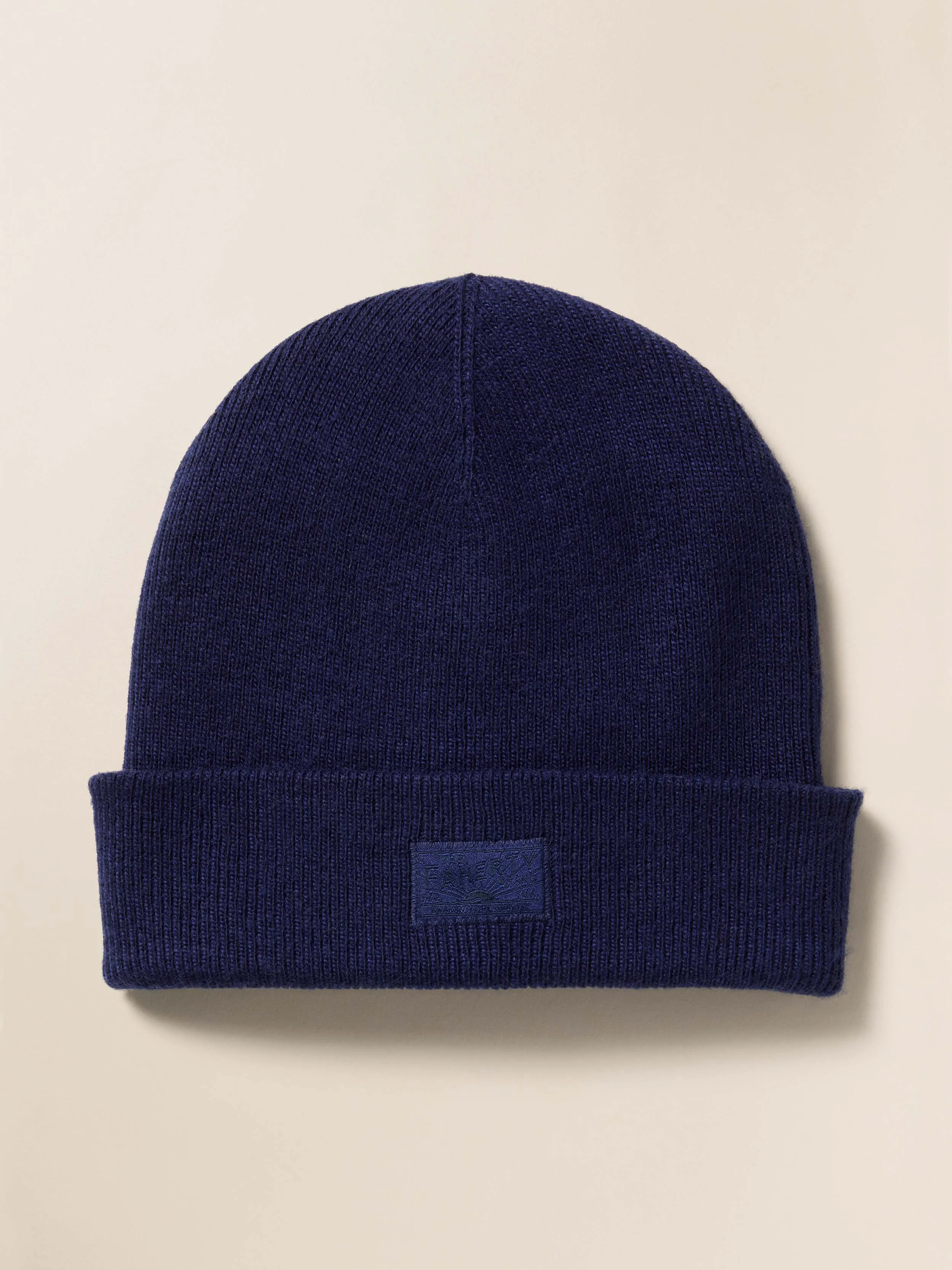 Faherty Essential Beanie - Navy sold by Faherty