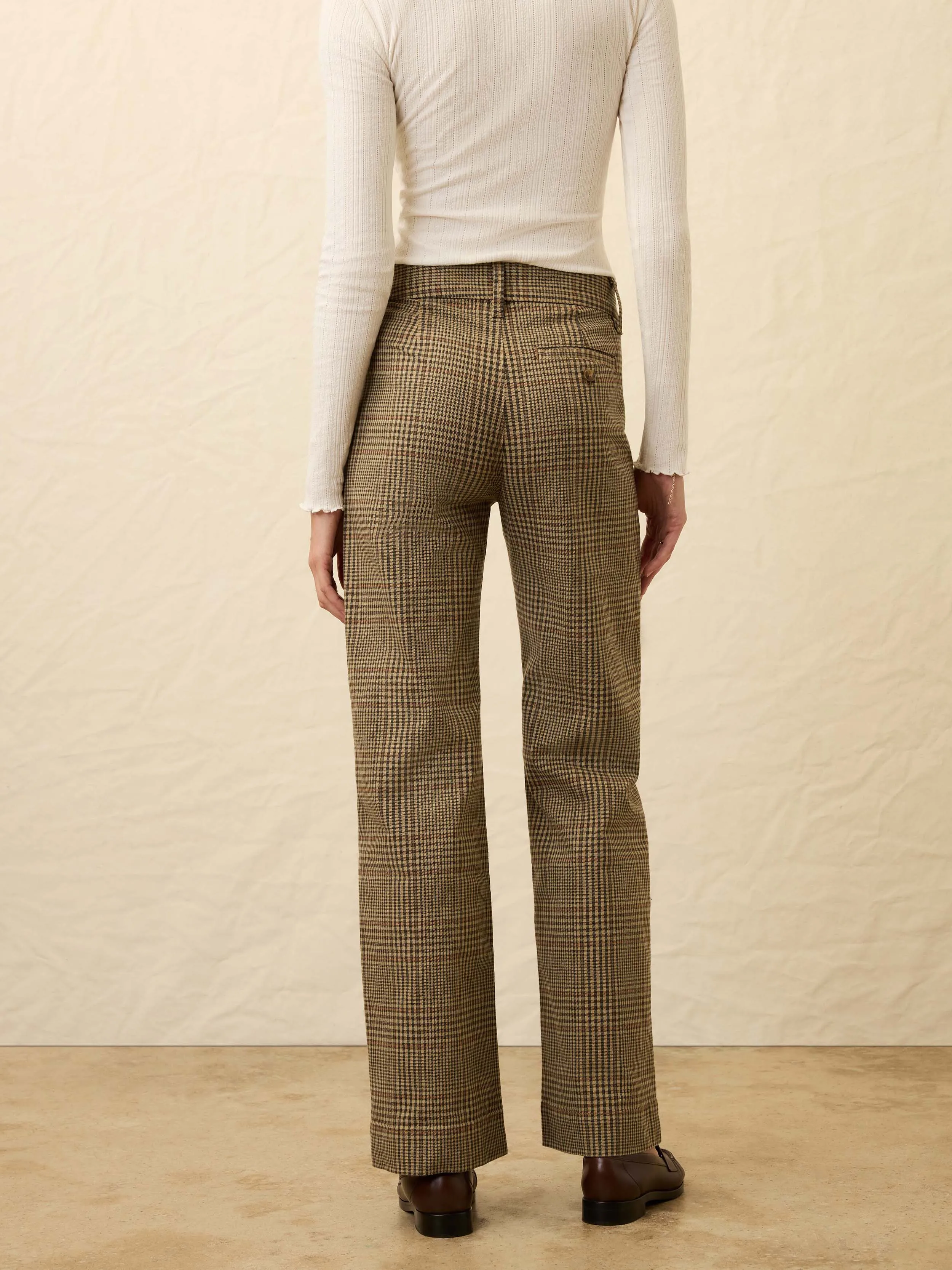 Twill Tide Slim Straight Pant - Wildwood Plaid sold by Faherty product image thumbnail 4