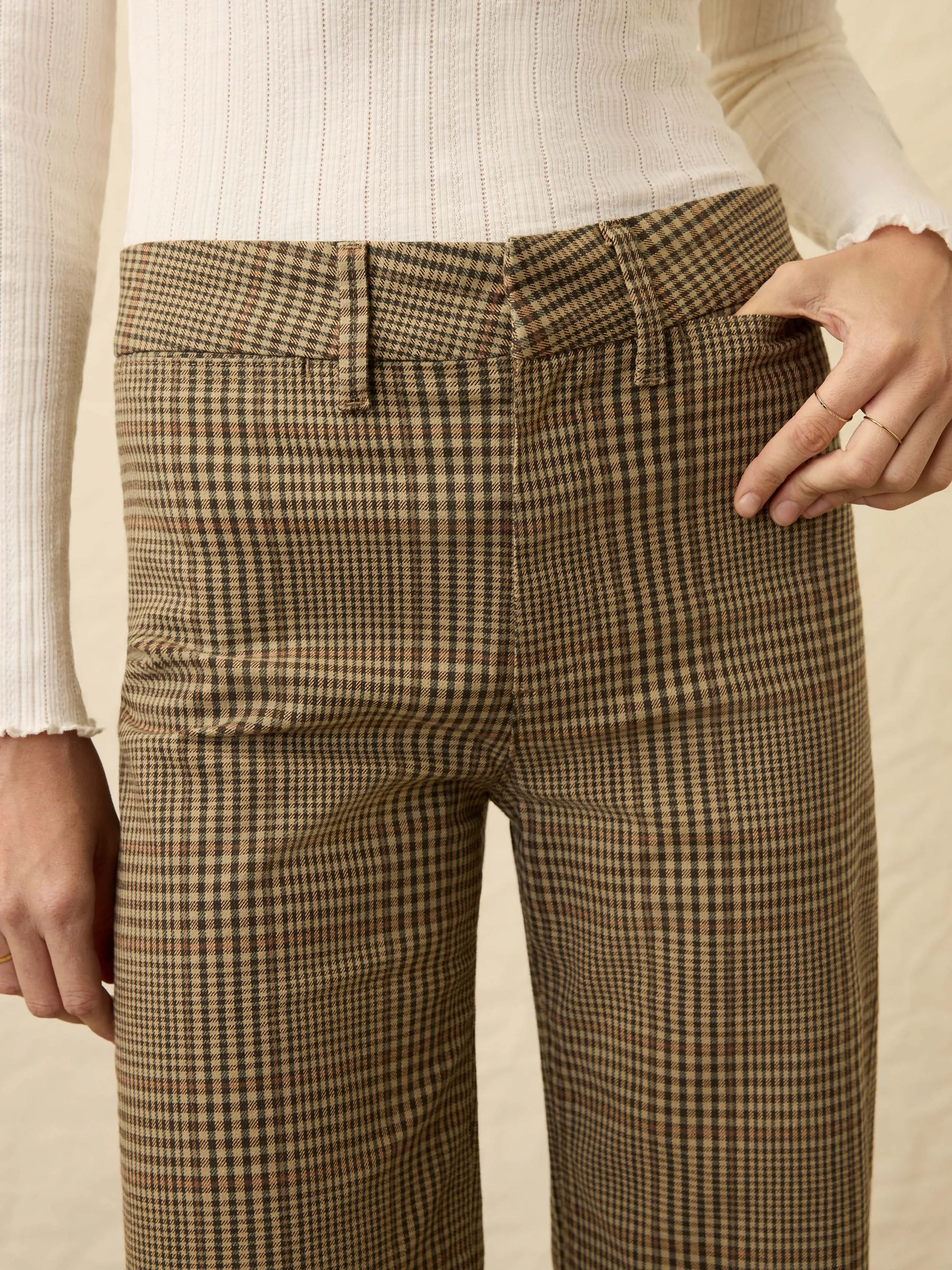 Twill Tide Slim Straight Pant - Wildwood Plaid sold by Faherty product image thumbnail 2