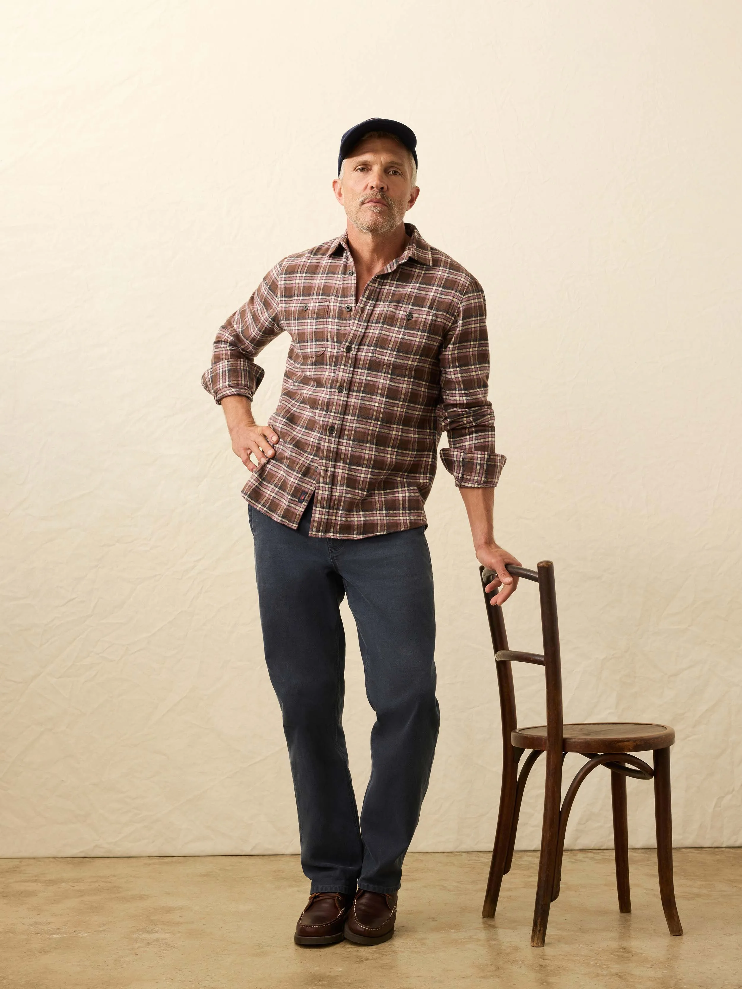 Heirloom Portuguese Flannel Shirt - Manta Rota Plaid sold by Faherty