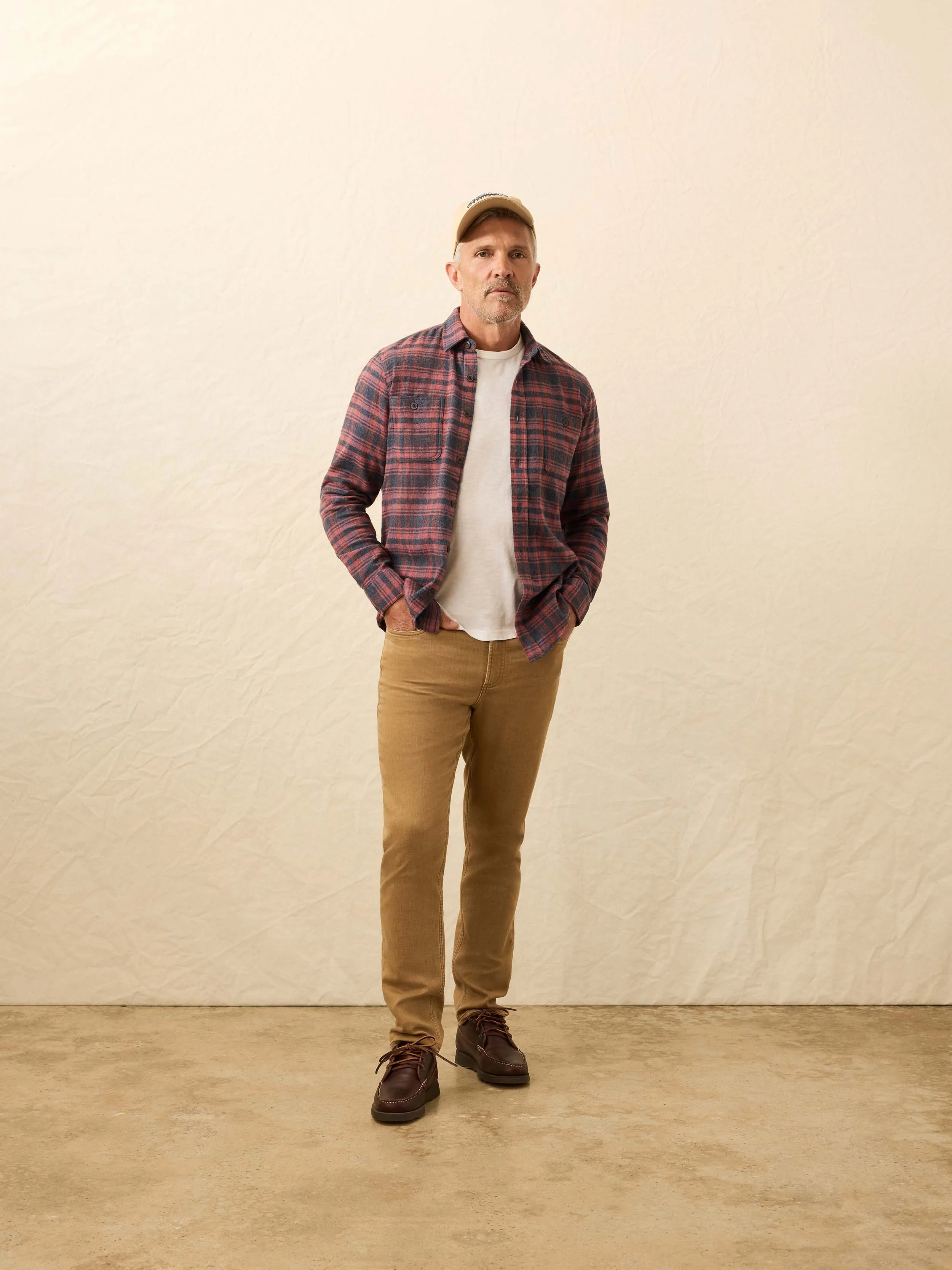 Heirloom Portuguese Flannel Shirt - Porto Covo Plaid sold by Faherty product image thumbnail 4