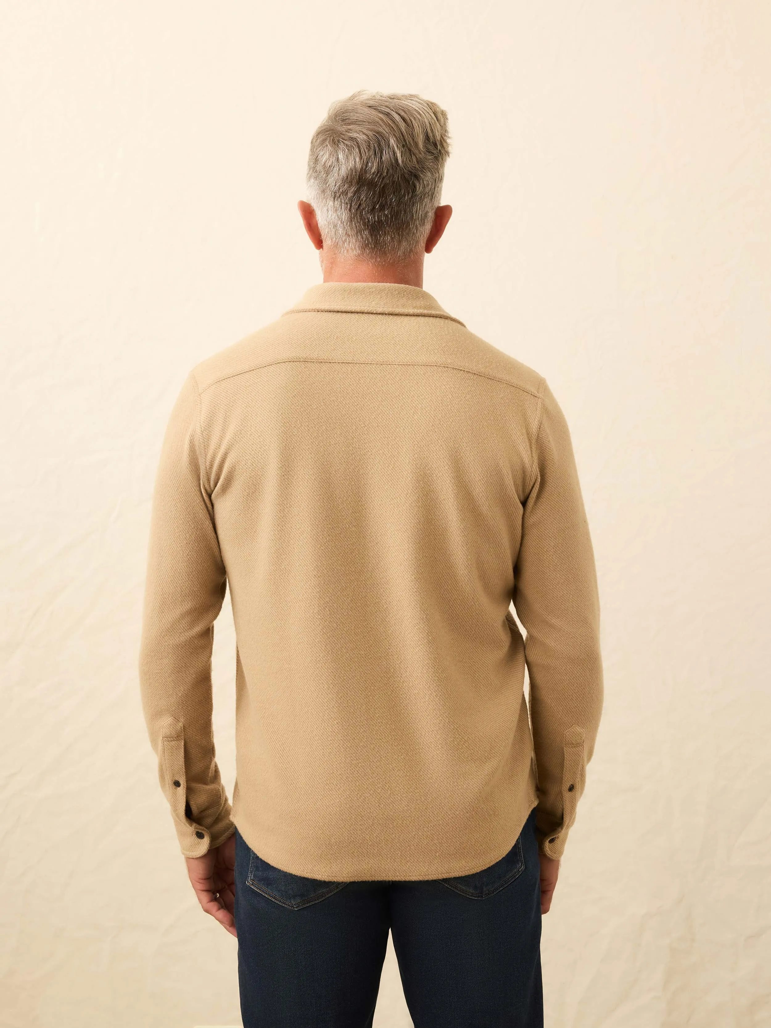 Legend™ Sweater Shirt - Sandbar Coast Twill sold by Faherty product image thumbnail 5