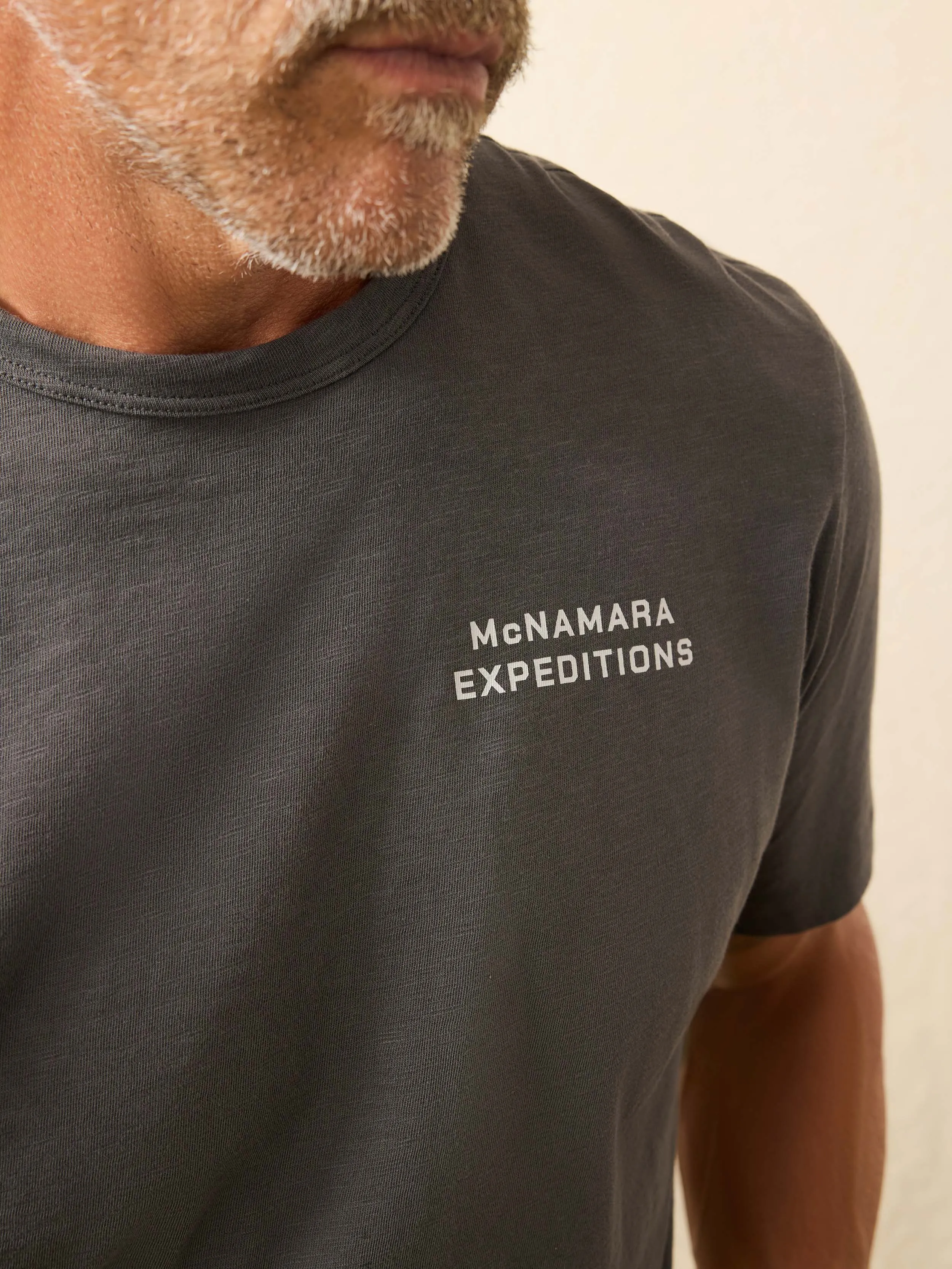 Nazare Sunwashed Tee - Graphite sold by Faherty product image thumbnail 4