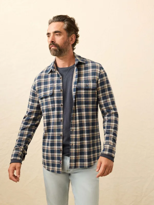 Legend™ Sweater Shirt - Golden Lake Plaid sold by Faherty