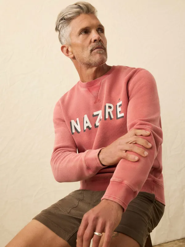 Winter Swell Crewneck Sweatshirt - Lighthouse Red sold by Faherty