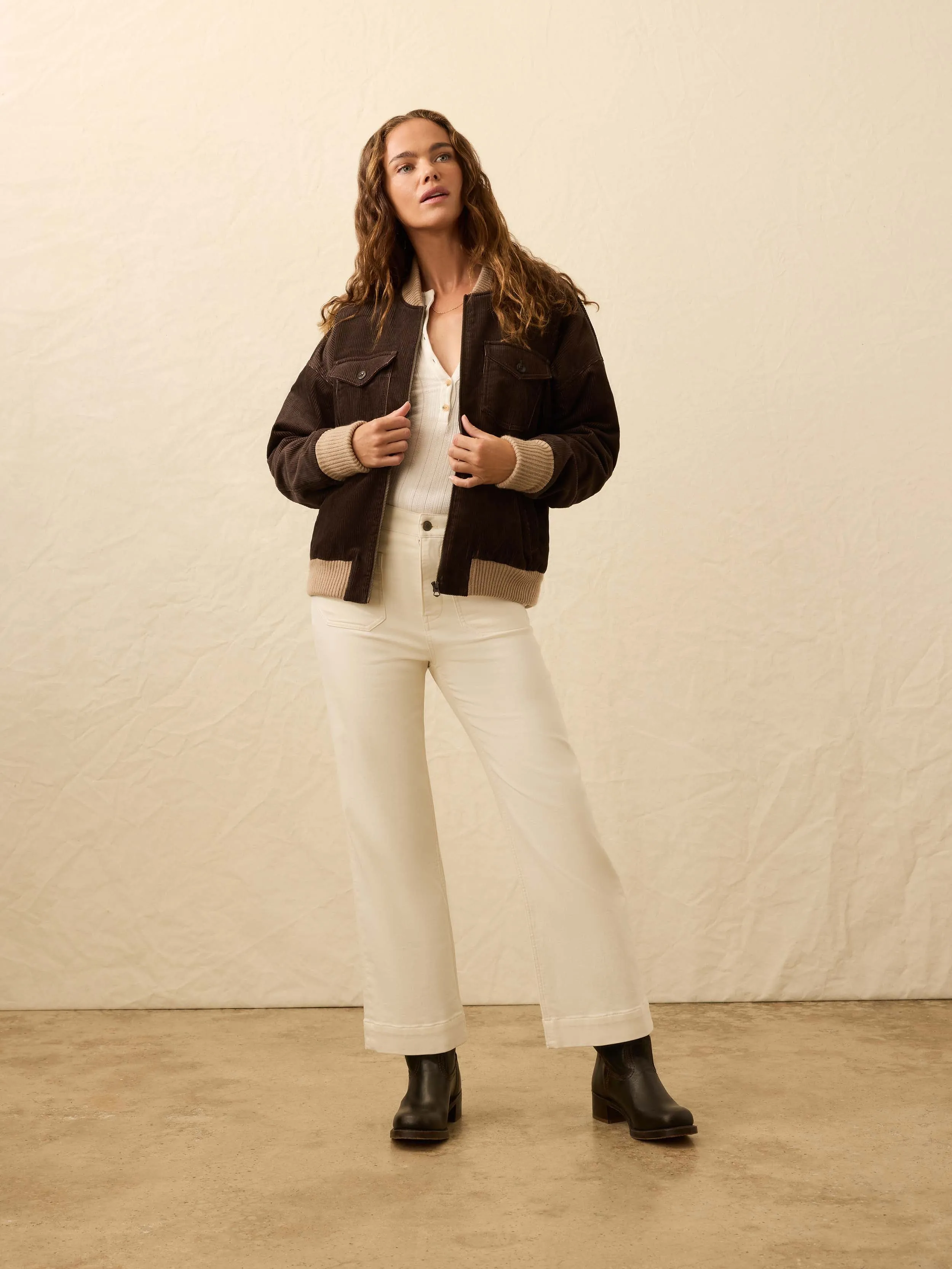 Heritage Cord Jacket - Chocolate Brown sold by Faherty product image thumbnail 3