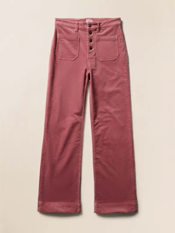 Stretch Terry Cord Patch Pocket Pant - Sedona sold by Faherty