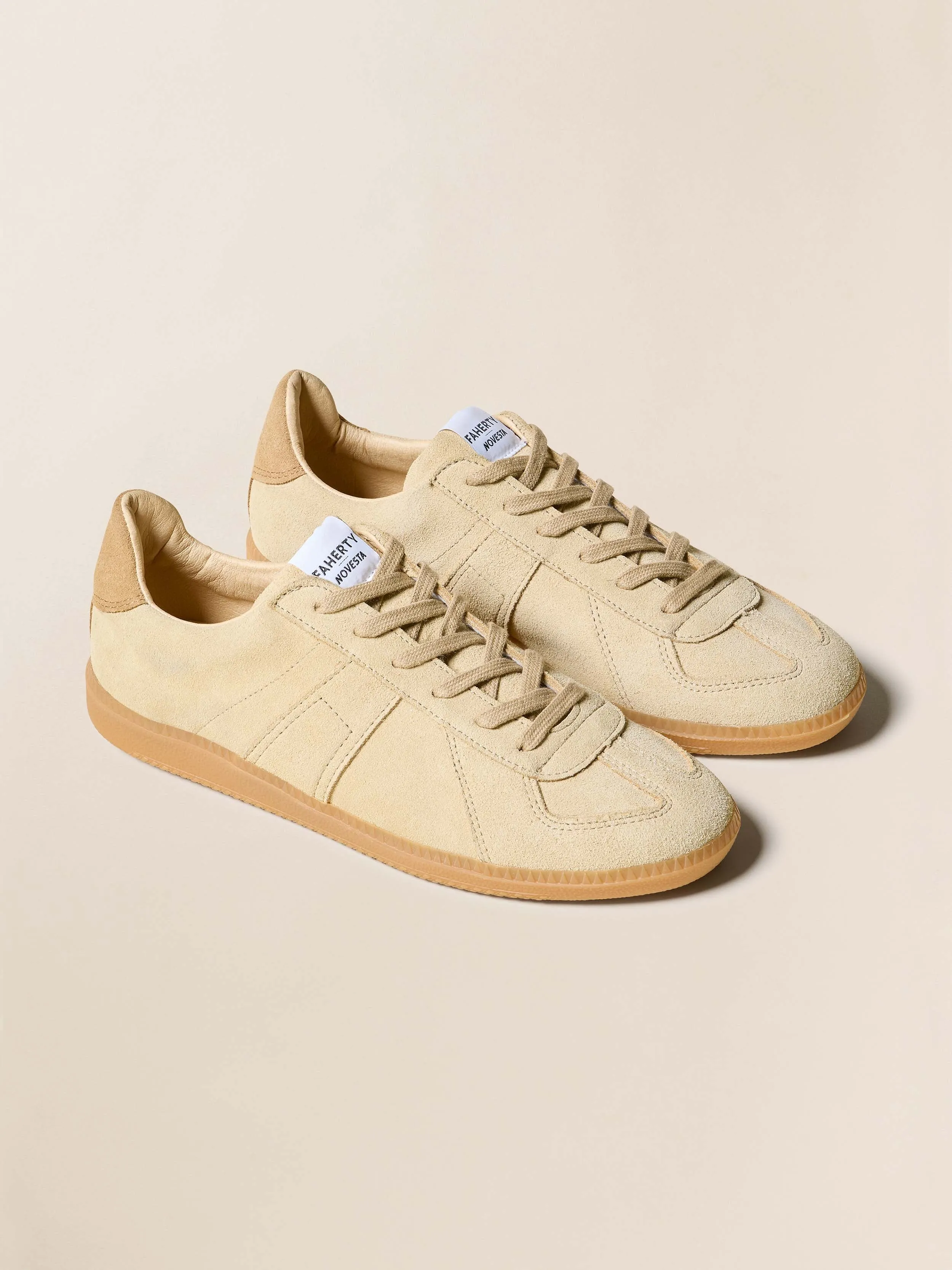 Faherty x Novesta Gat - Tan Cappuccino sold by Faherty