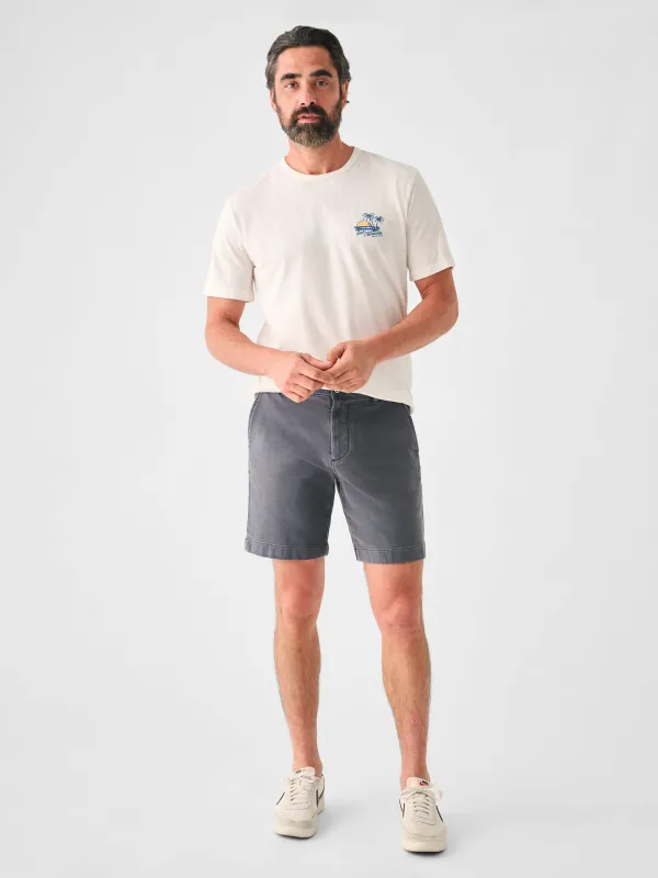 Stretch Terry Short (7.5" Inseam) - Navy sold by Faherty