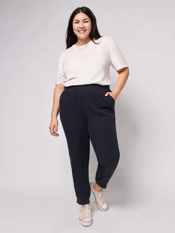 Arlie Day™ Pant - Washed Black sold by Faherty