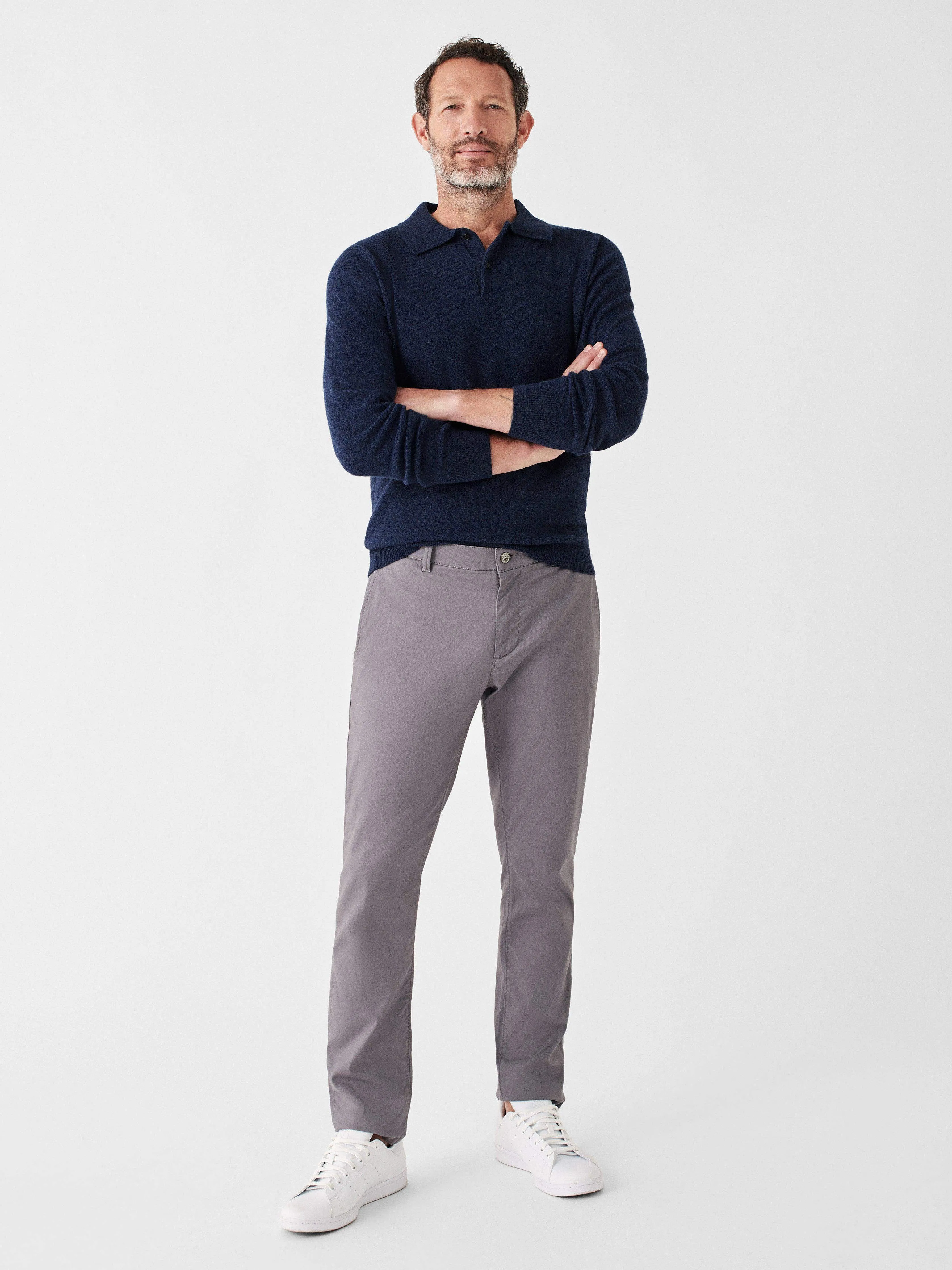 Island Life Chino Pant - Steel Grey sold by Faherty