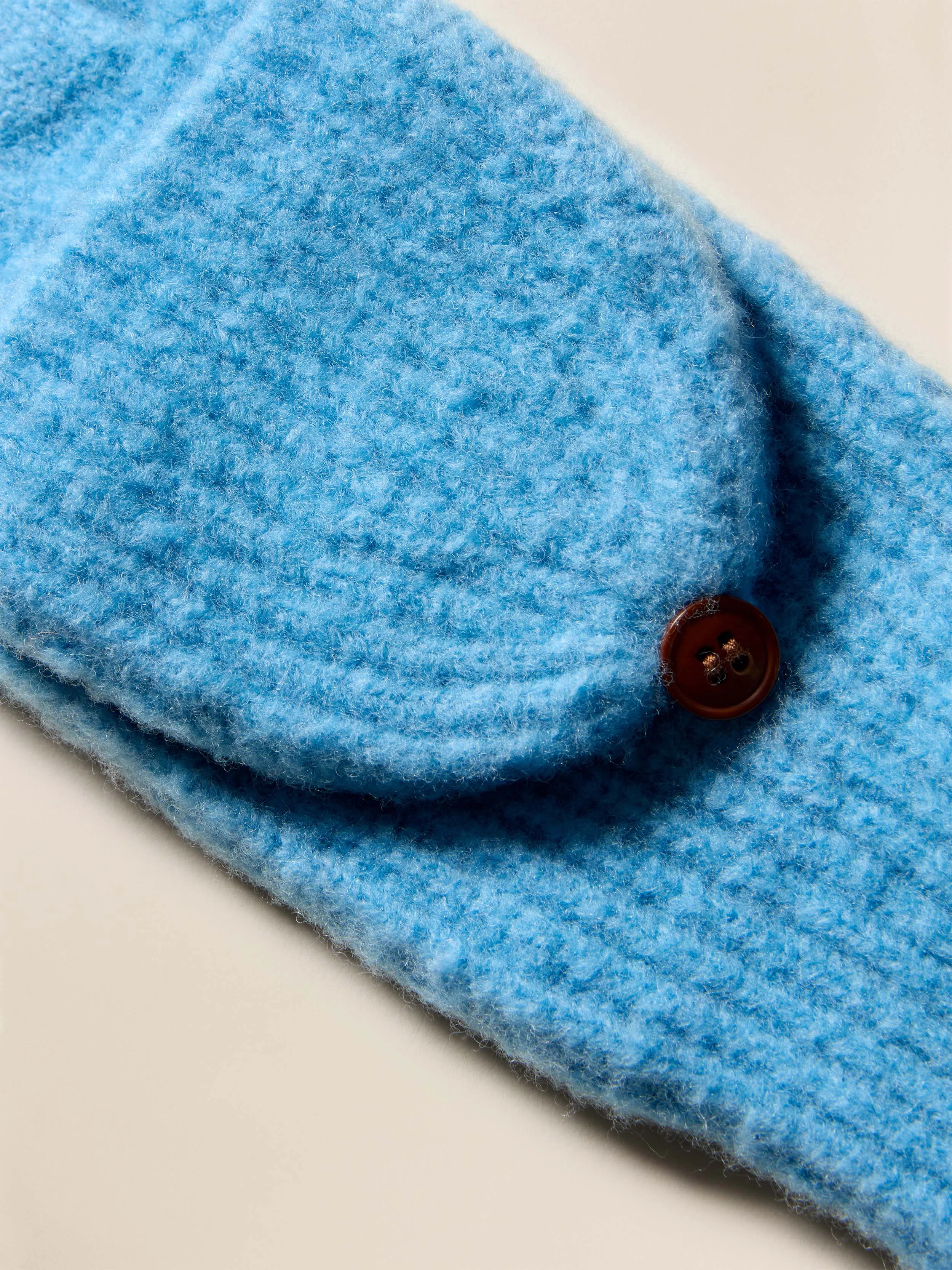 Alpine Cozy Pop Top Mitten - Lake Blue sold by Faherty product image thumbnail 2