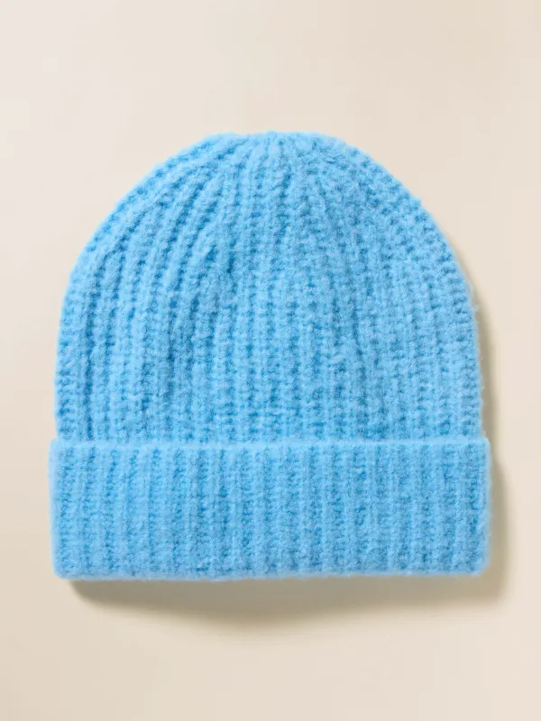 Alpine Cozy Beanie - Lake Blue sold by Faherty