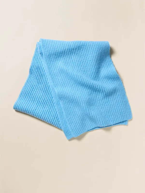 Alpine Cozy Scarf - Lake Blue sold by Faherty