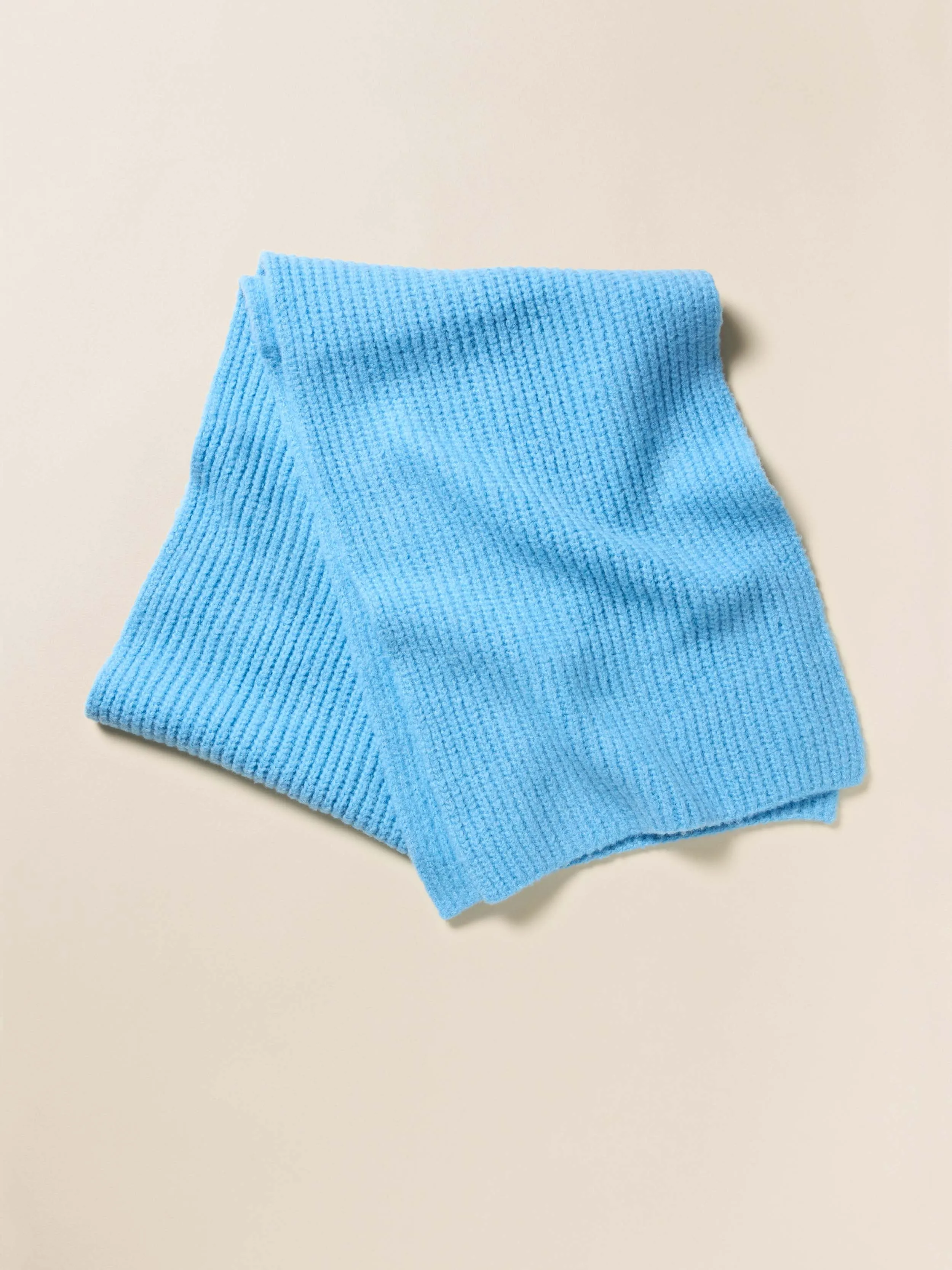 Alpine Cozy Scarf - Lake Blue sold by Faherty