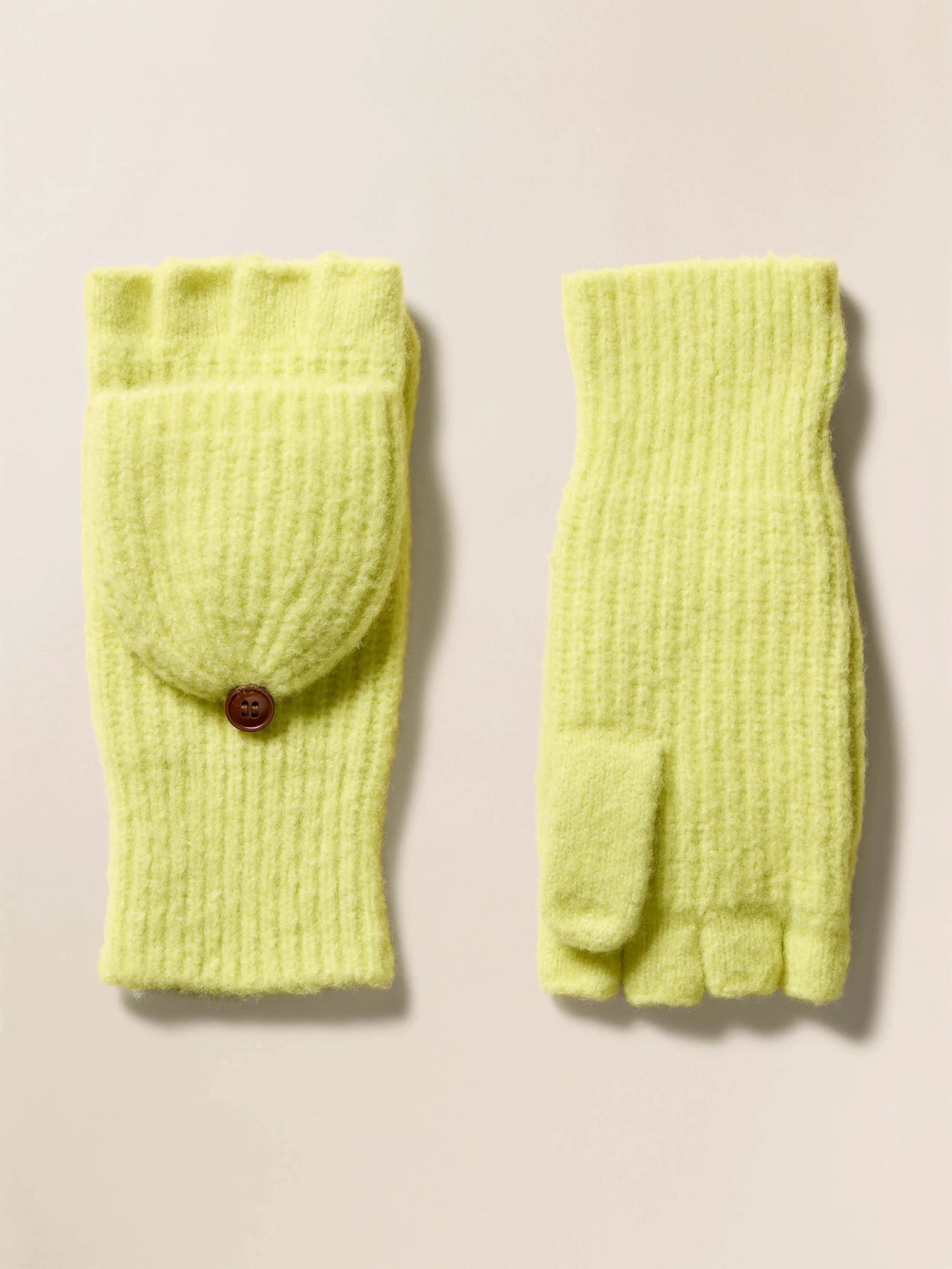 Alpine Cozy Pop Top Mitten - Citrus Shore sold by Faherty