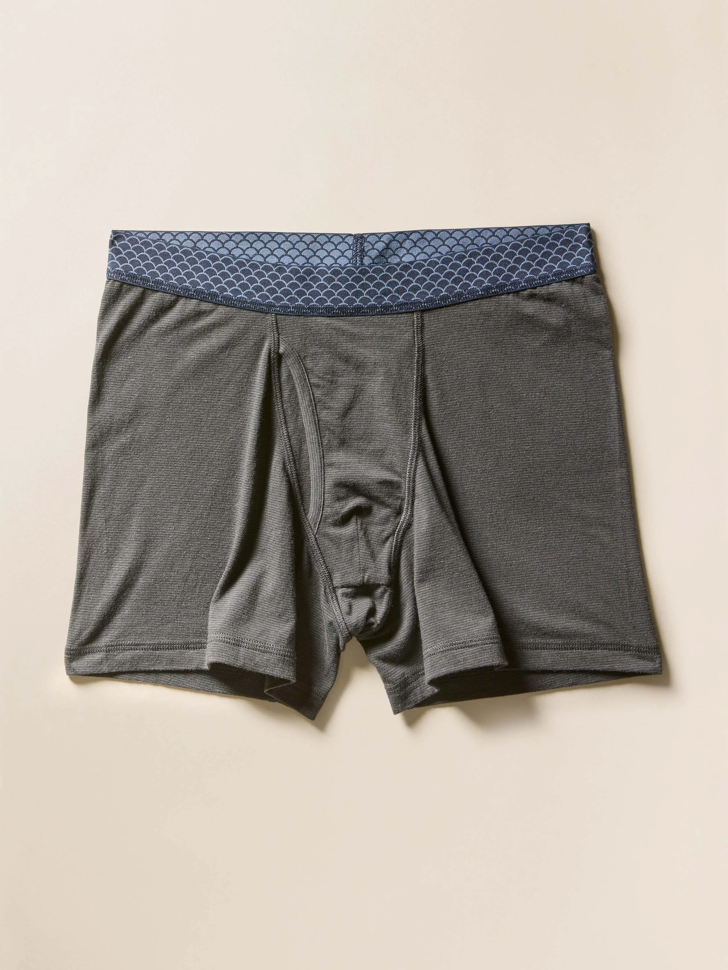Boxer Brief - 3 Pack - Black/grey/olive sold by Faherty product image thumbnail 3