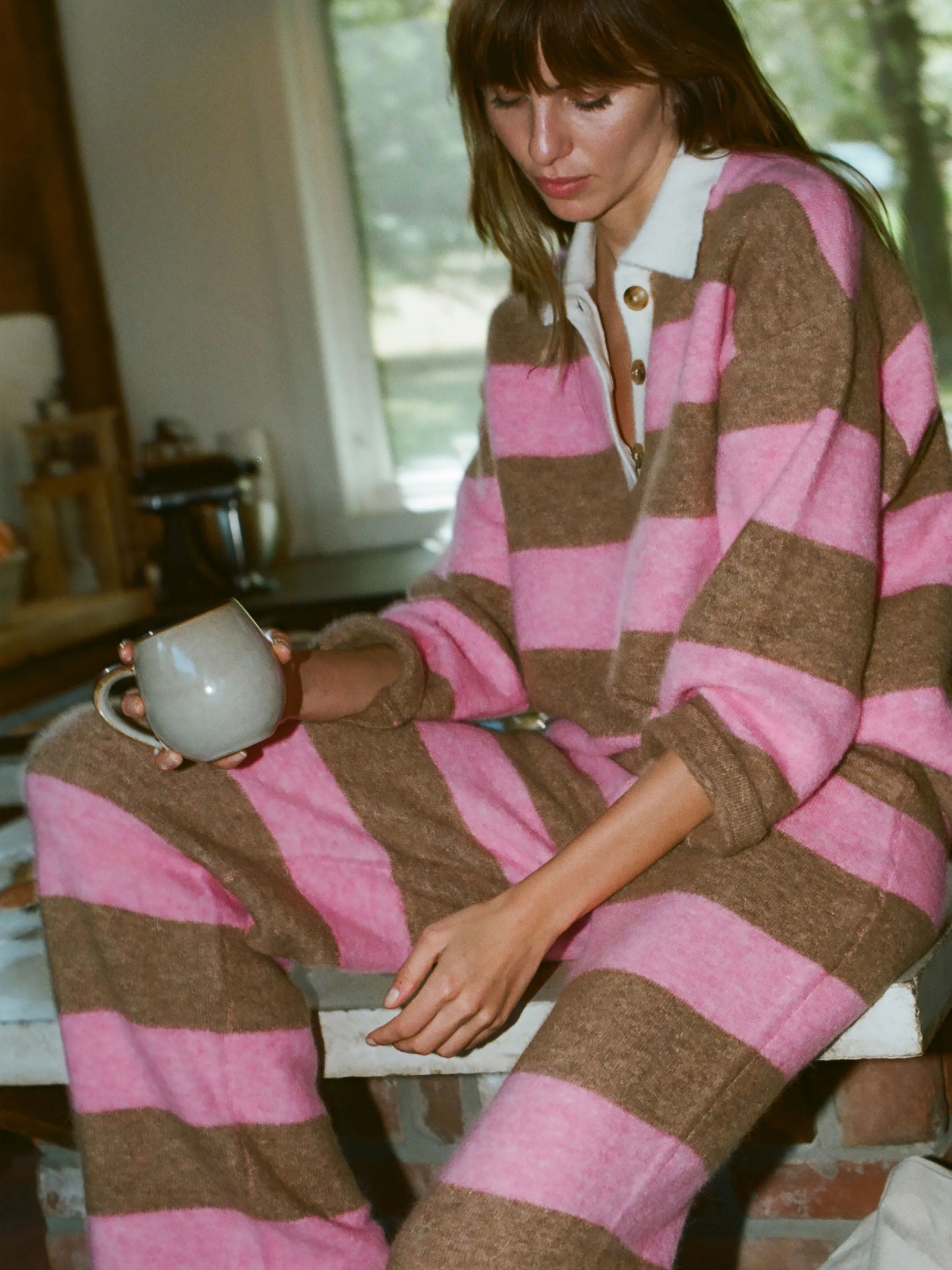 Apres Alpaca Pant - Pink Spritz sold by Faherty product image thumbnail 2