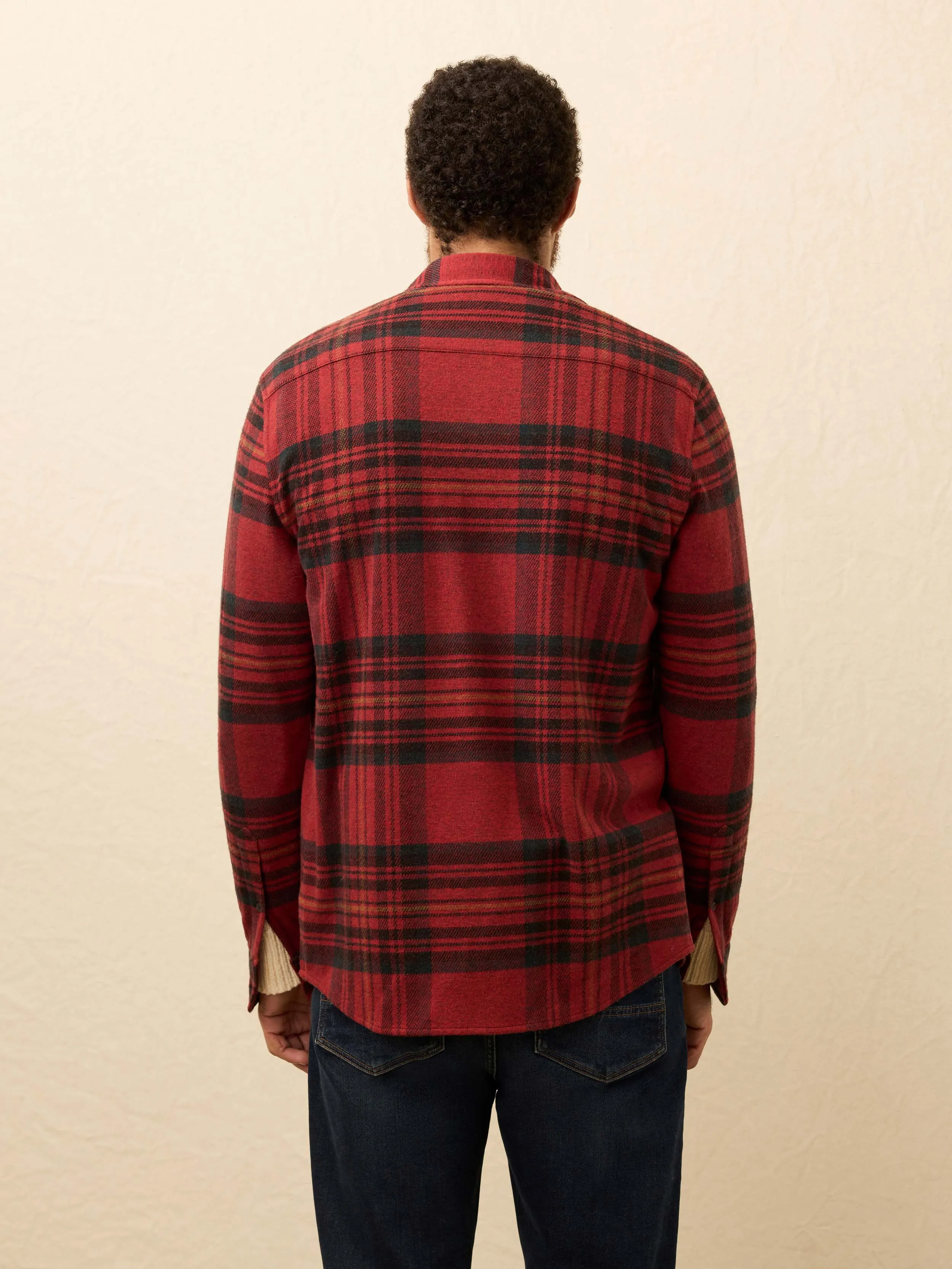 Legend™ Sweater Shirt - Red Cedar Plaid sold by Faherty product image thumbnail 5