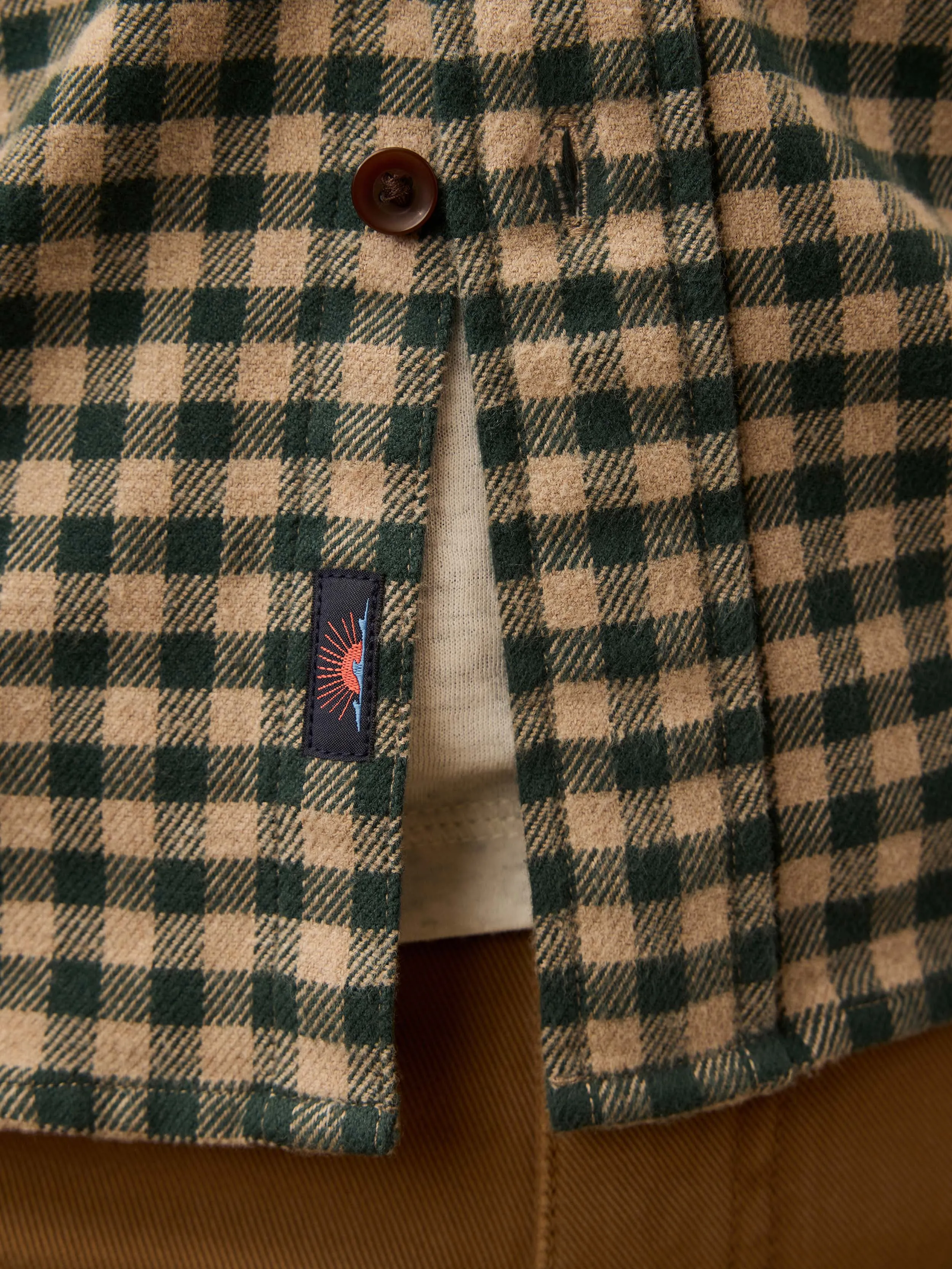 Super Brushed Flannel - Pinewood Gingham sold by Faherty product image thumbnail 2