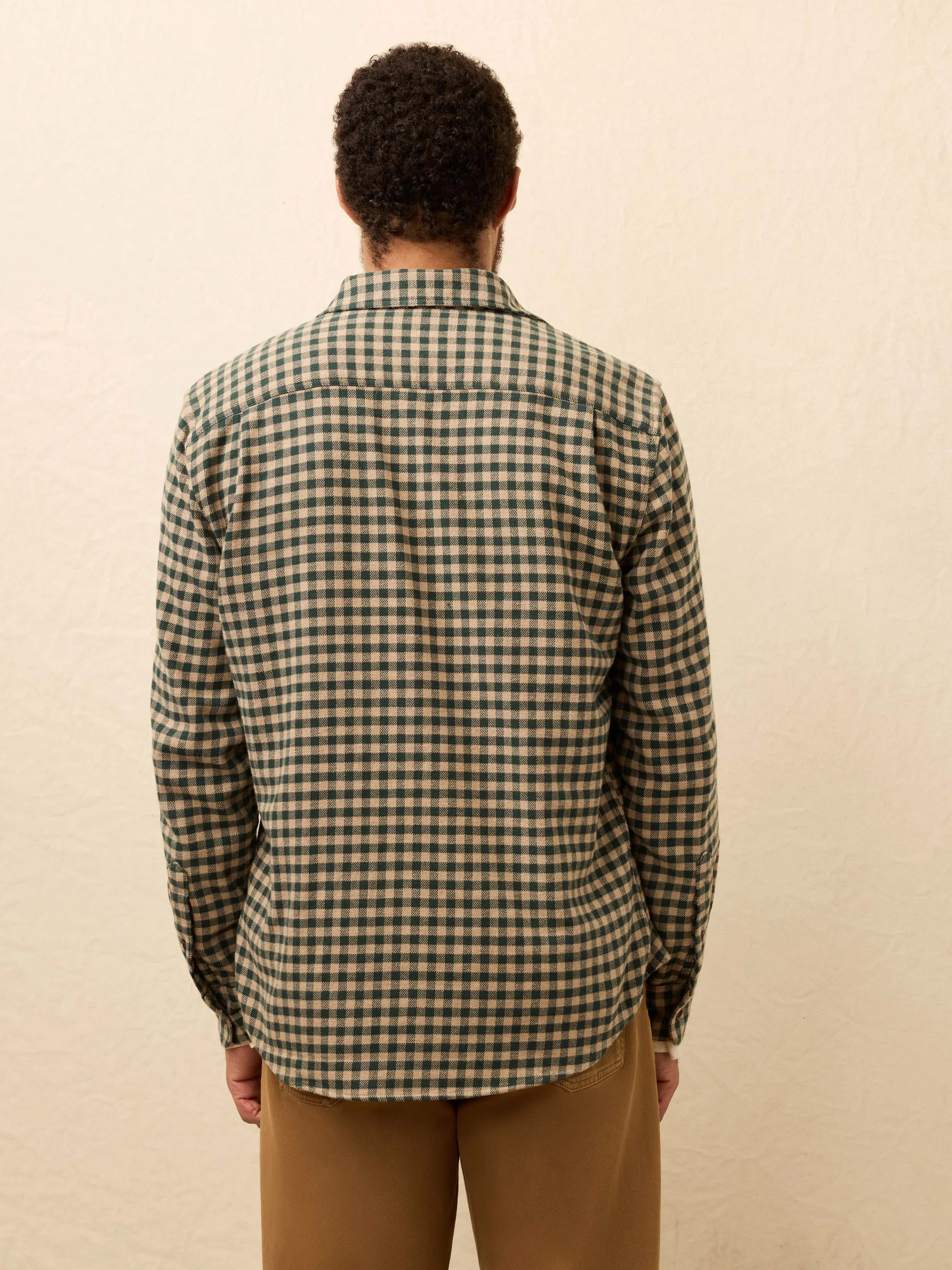 Super Brushed Flannel - Pinewood Gingham sold by Faherty product image thumbnail 5