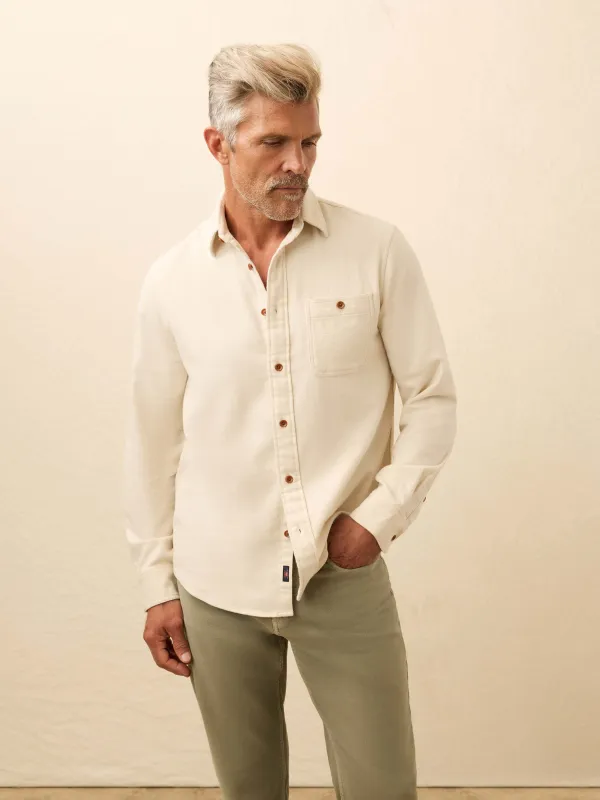 Super Brushed Flannel - Snow Coast sold by Faherty