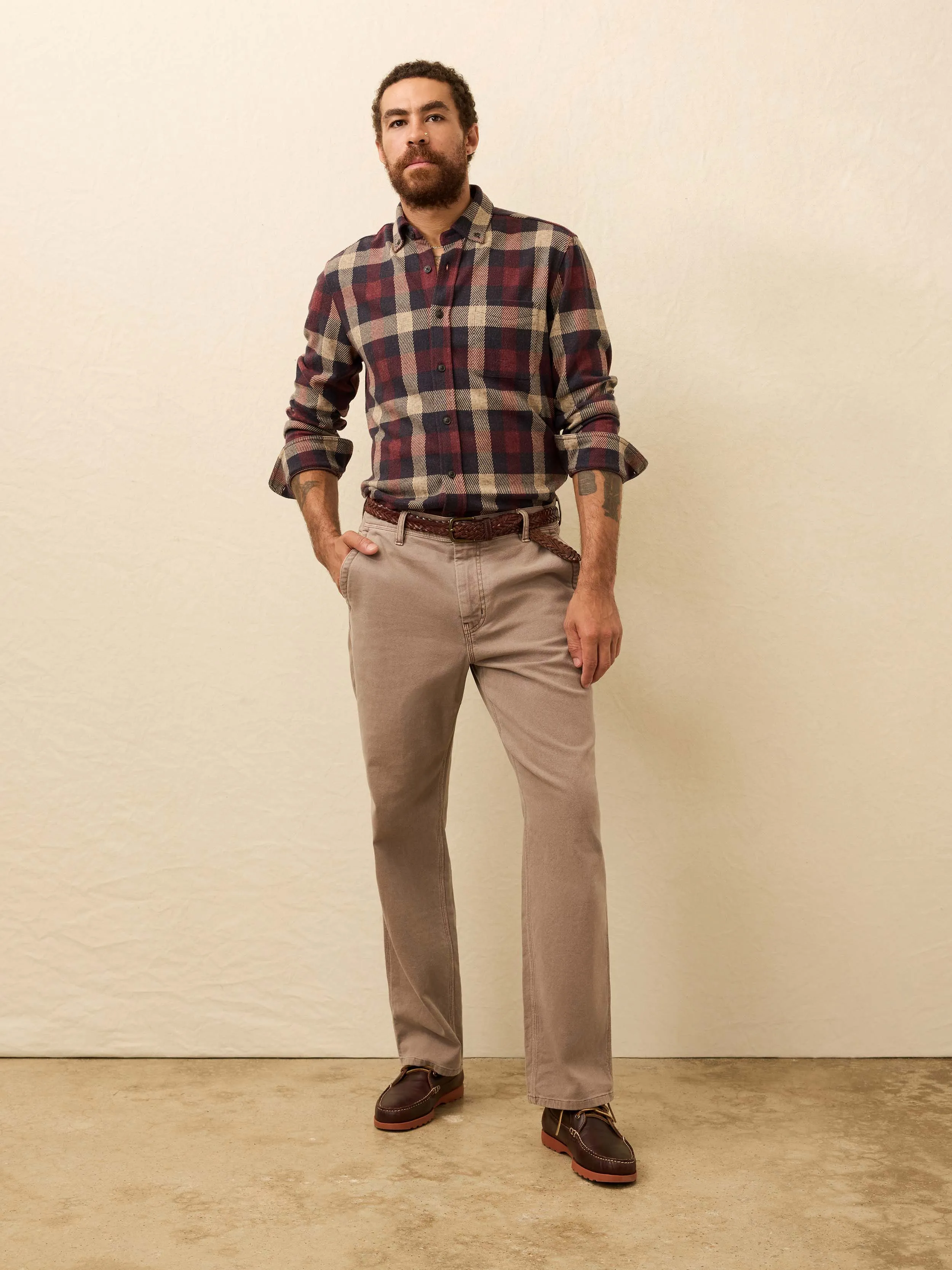 Legend™ Sweater Shirt (Single Pocket) - Burchfield Plaid sold by Faherty product image thumbnail 2