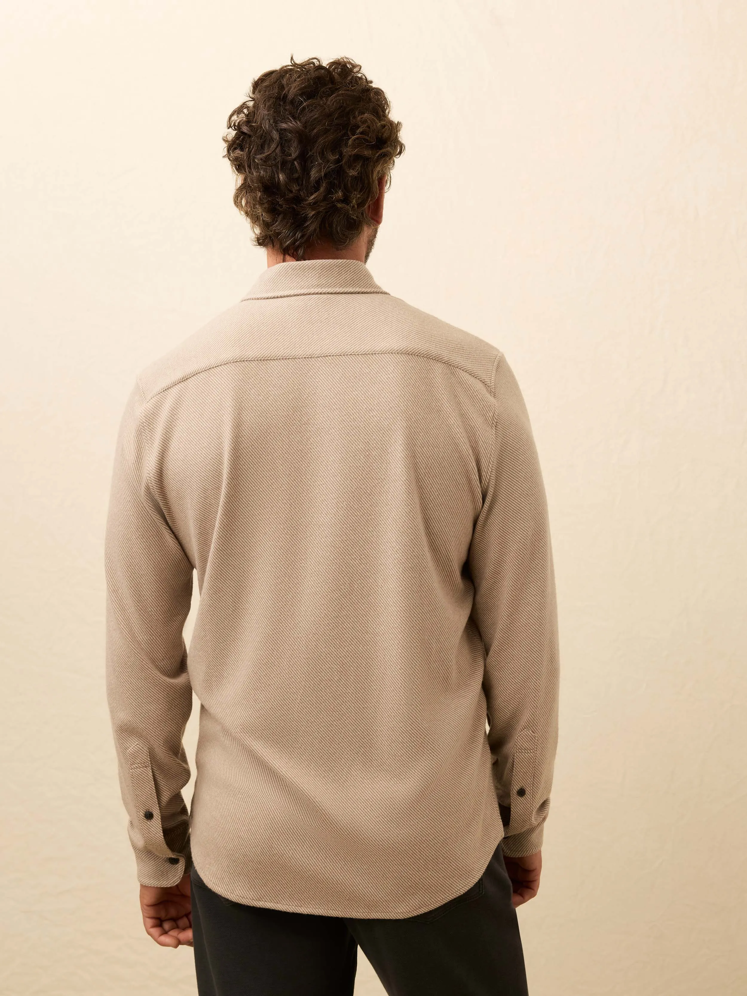 Legend™ Sweater Shirt (Single Pocket) - Timber Twill sold by Faherty product image thumbnail 3