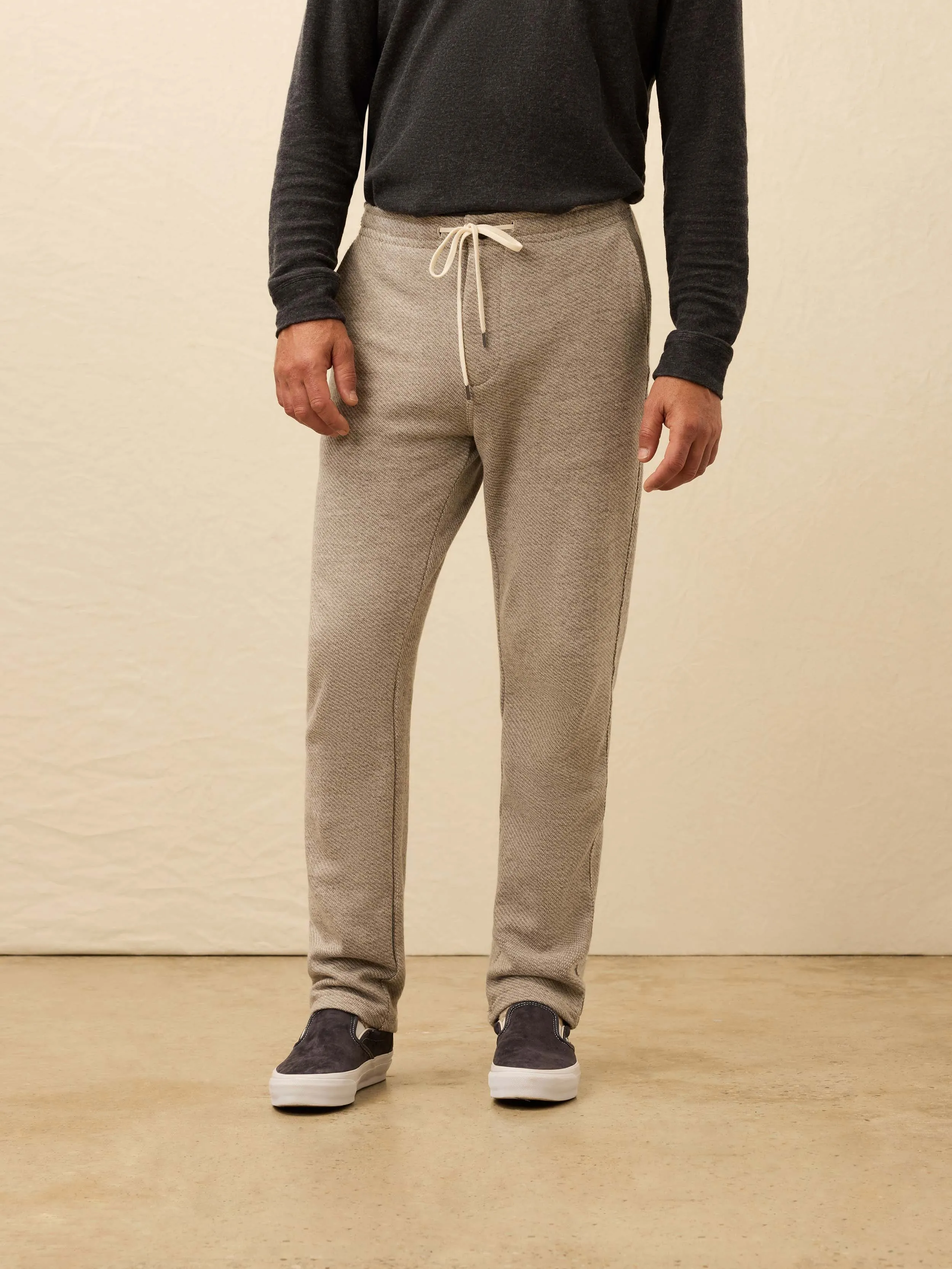 Inlet Jogger Pant - Ivory Hill Melange sold by Faherty product image thumbnail 2