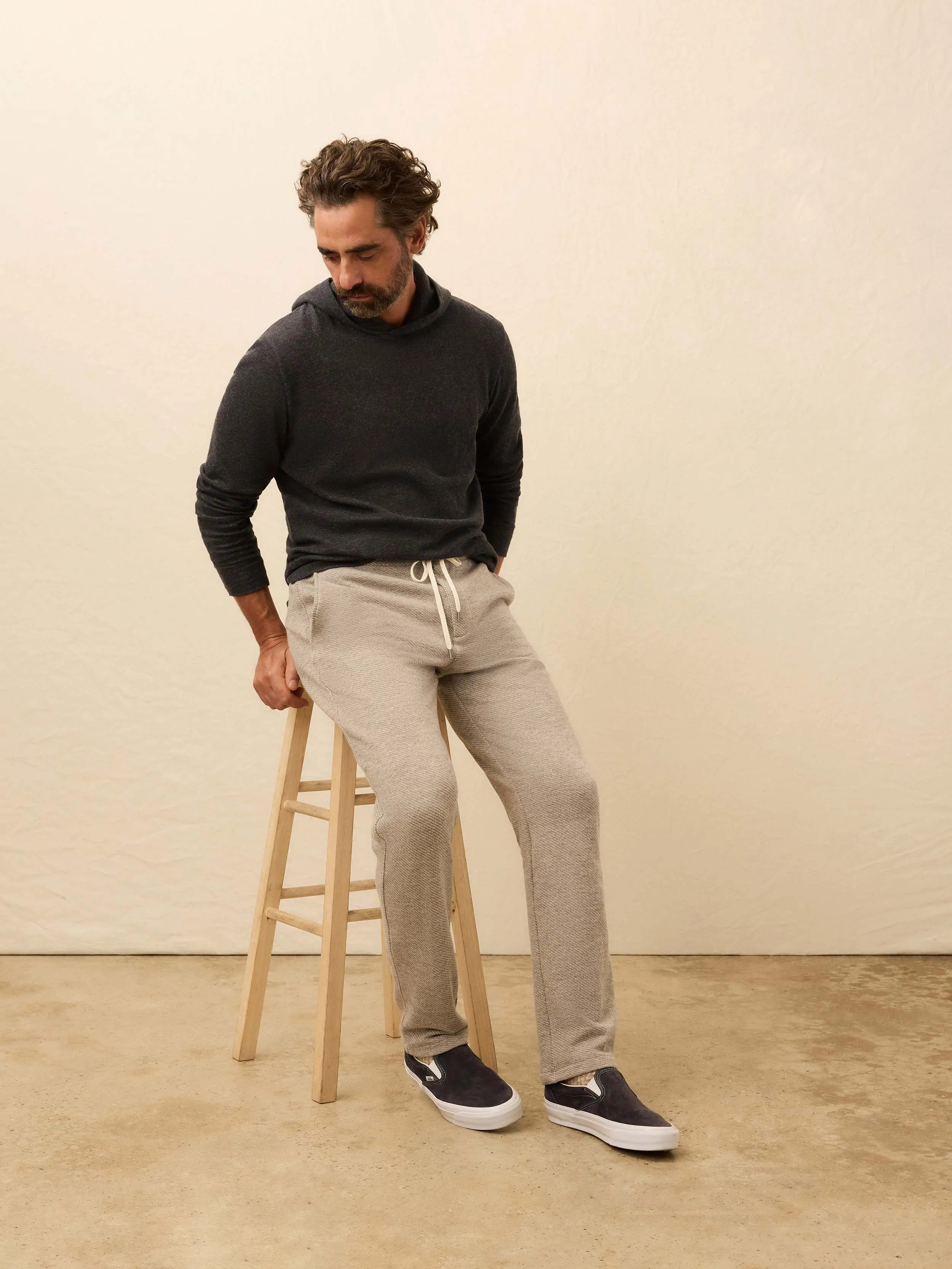 Inlet Jogger Pant - Ivory Hill Melange sold by Faherty product image thumbnail 5