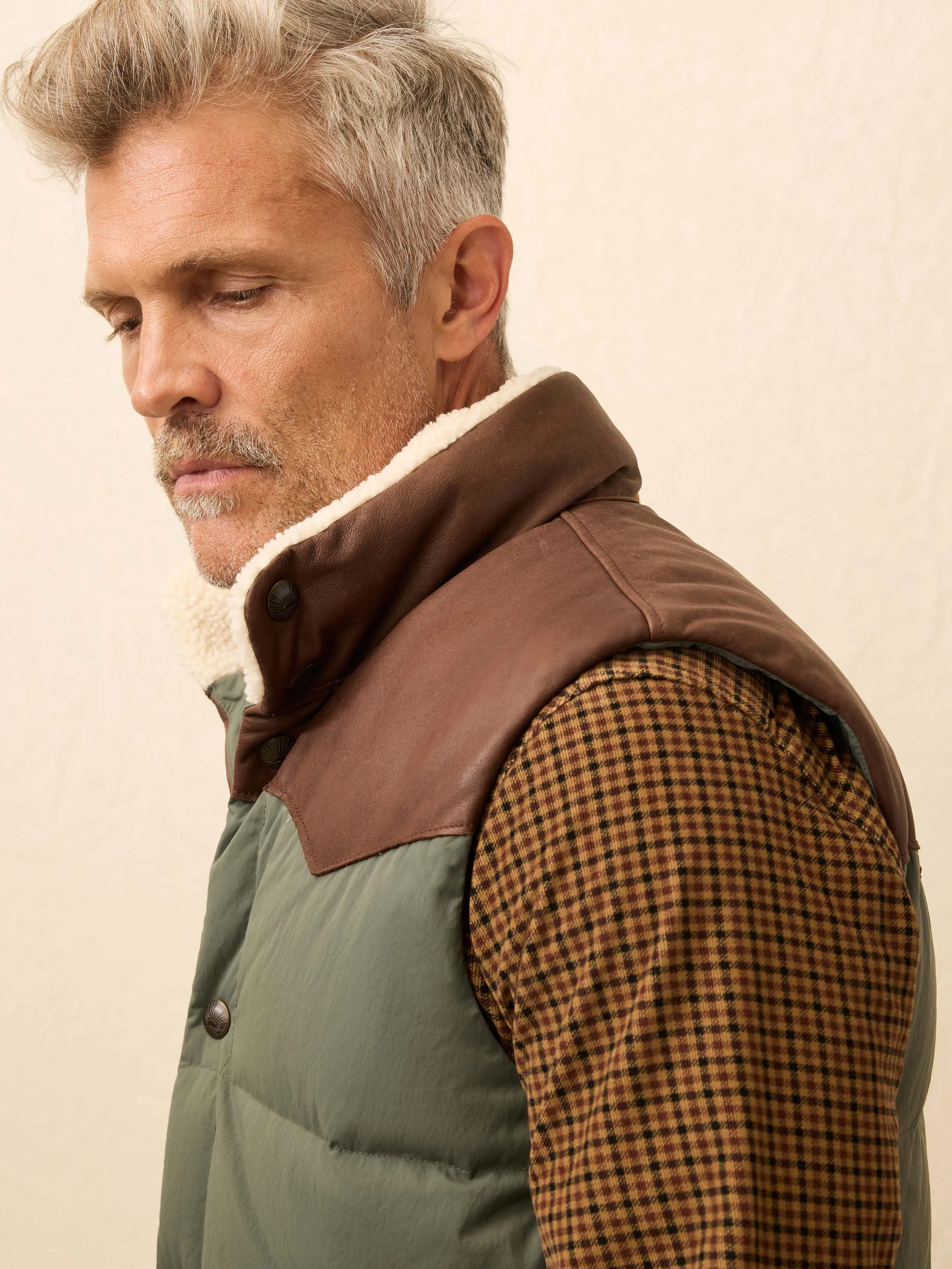 Range Down Vest - Pine Ridge sold by Faherty product image thumbnail 4