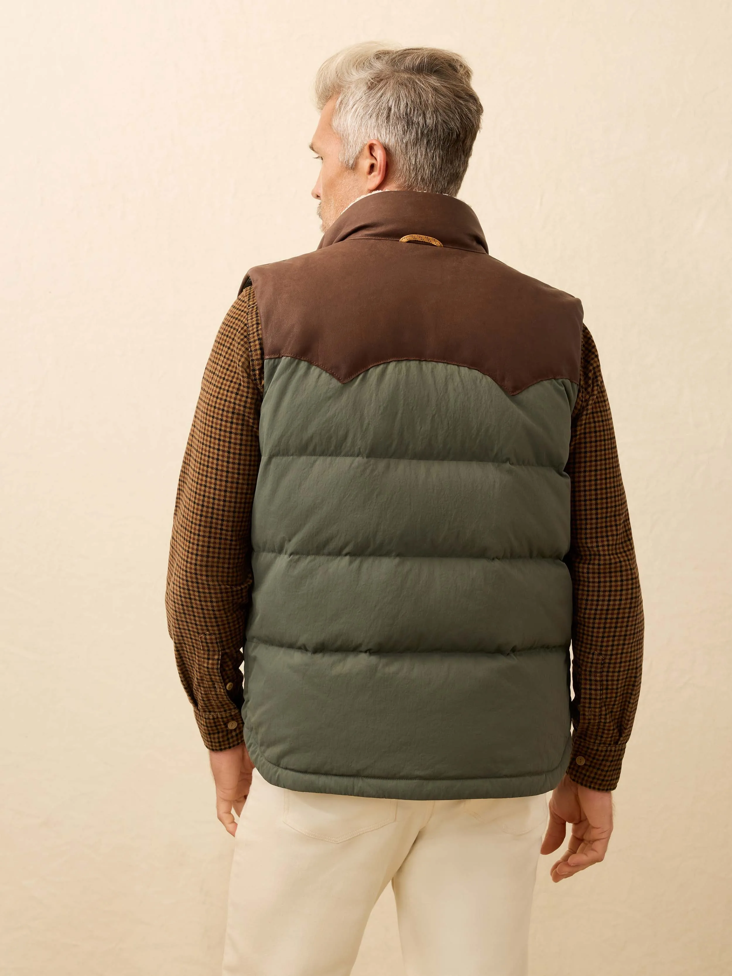 Range Down Vest - Pine Ridge sold by Faherty product image thumbnail 5