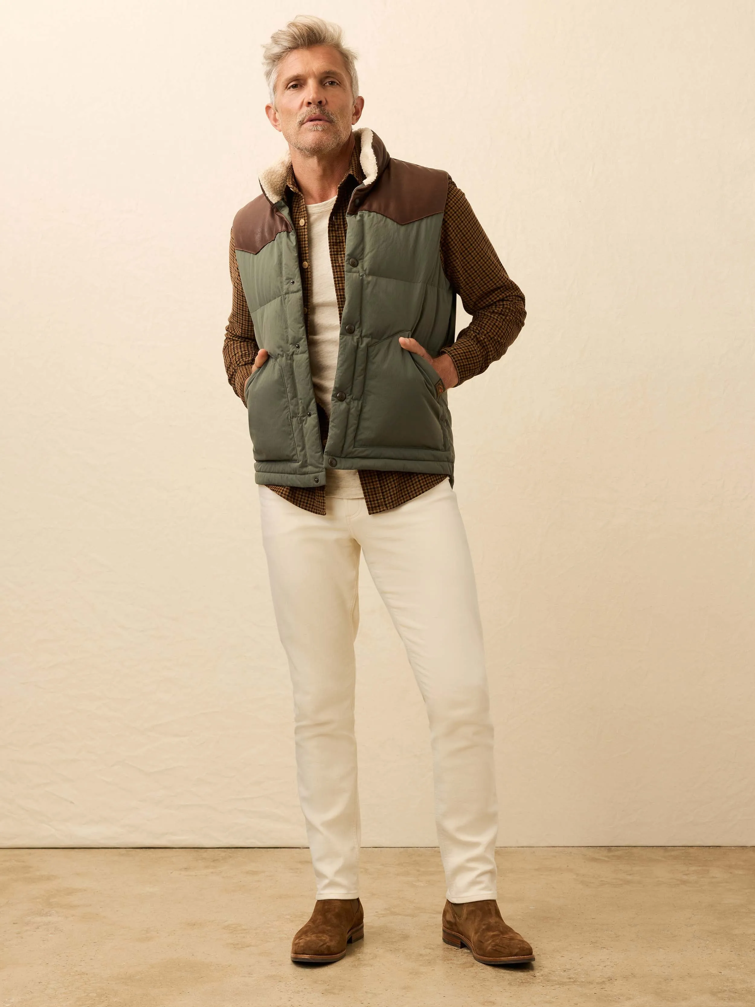 Range Down Vest - Pine Ridge sold by Faherty product image thumbnail 2