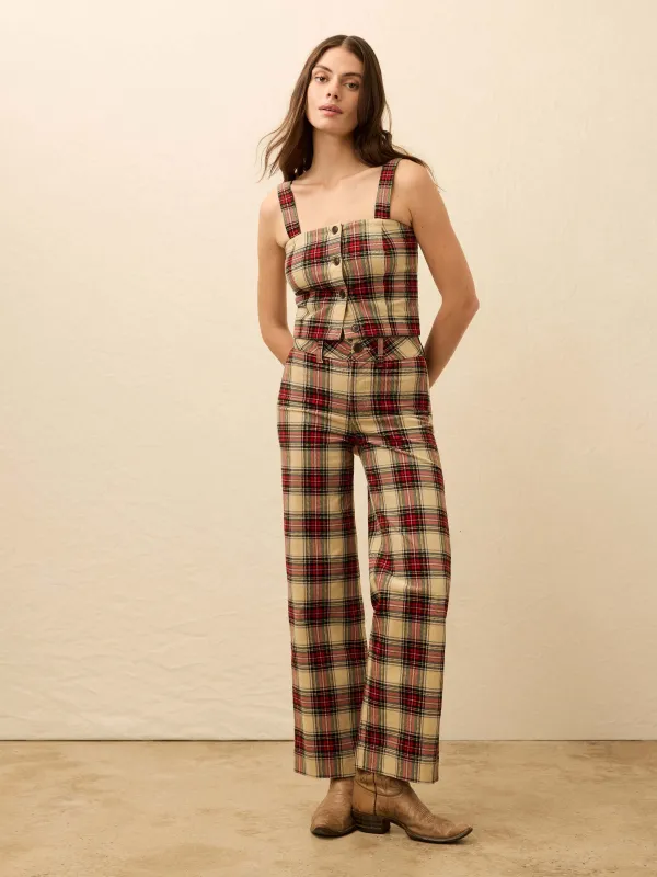 High Ridge Corduroy Pant - Winterstone Plaid sold by Faherty