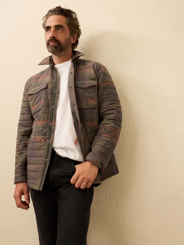 Doug Good Feather Horizon Series CPO - Sunset Ombre Star Nation sold by Faherty