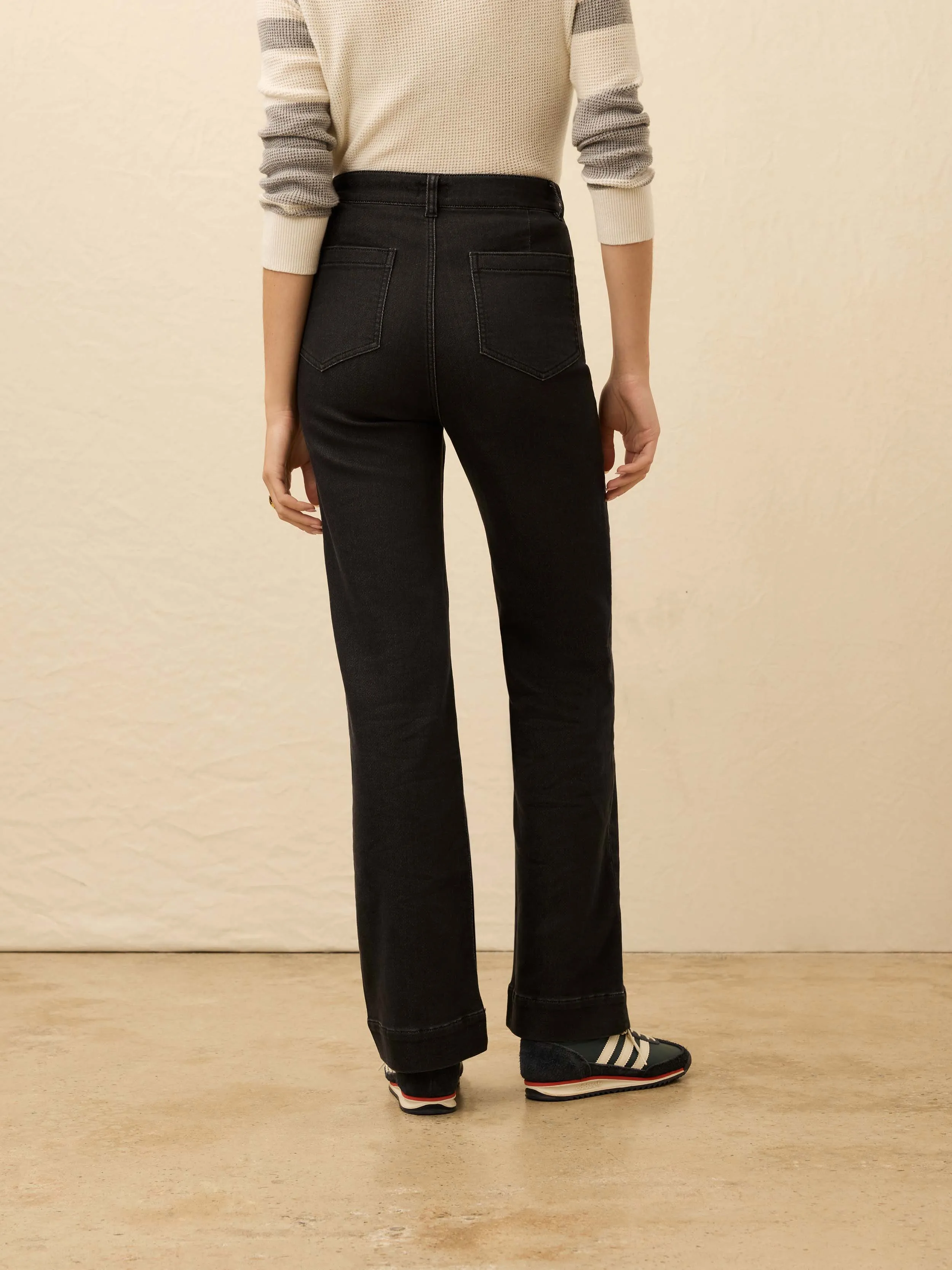 Stretch Terry Patch Pocket Pant - Onyx Black sold by Faherty product image thumbnail 4