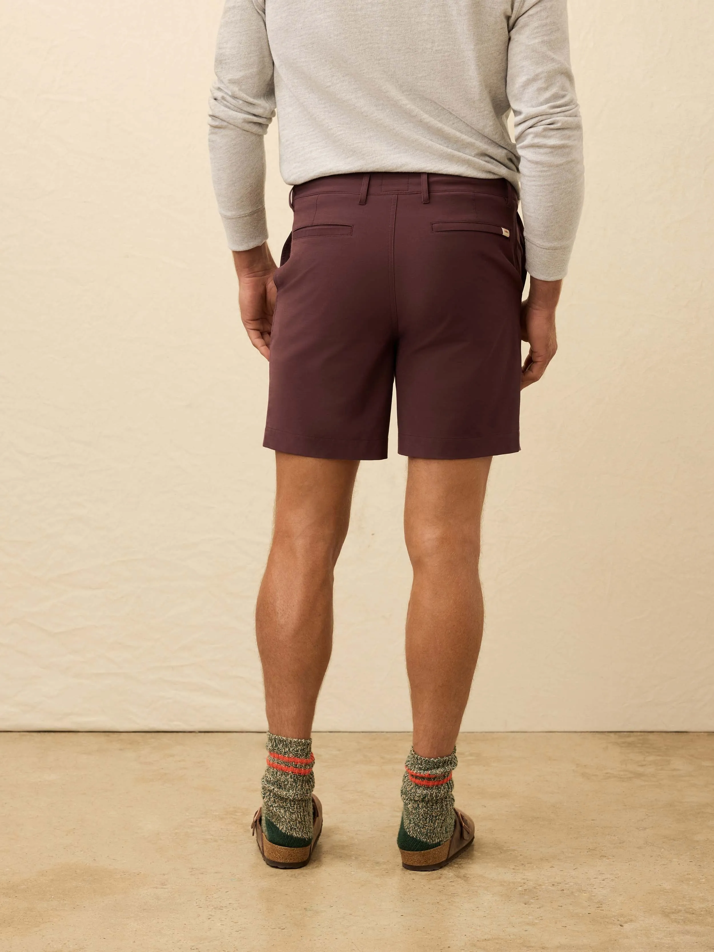 All Day™ Short (7") - Mountain Burgundy sold by Faherty product image thumbnail 4