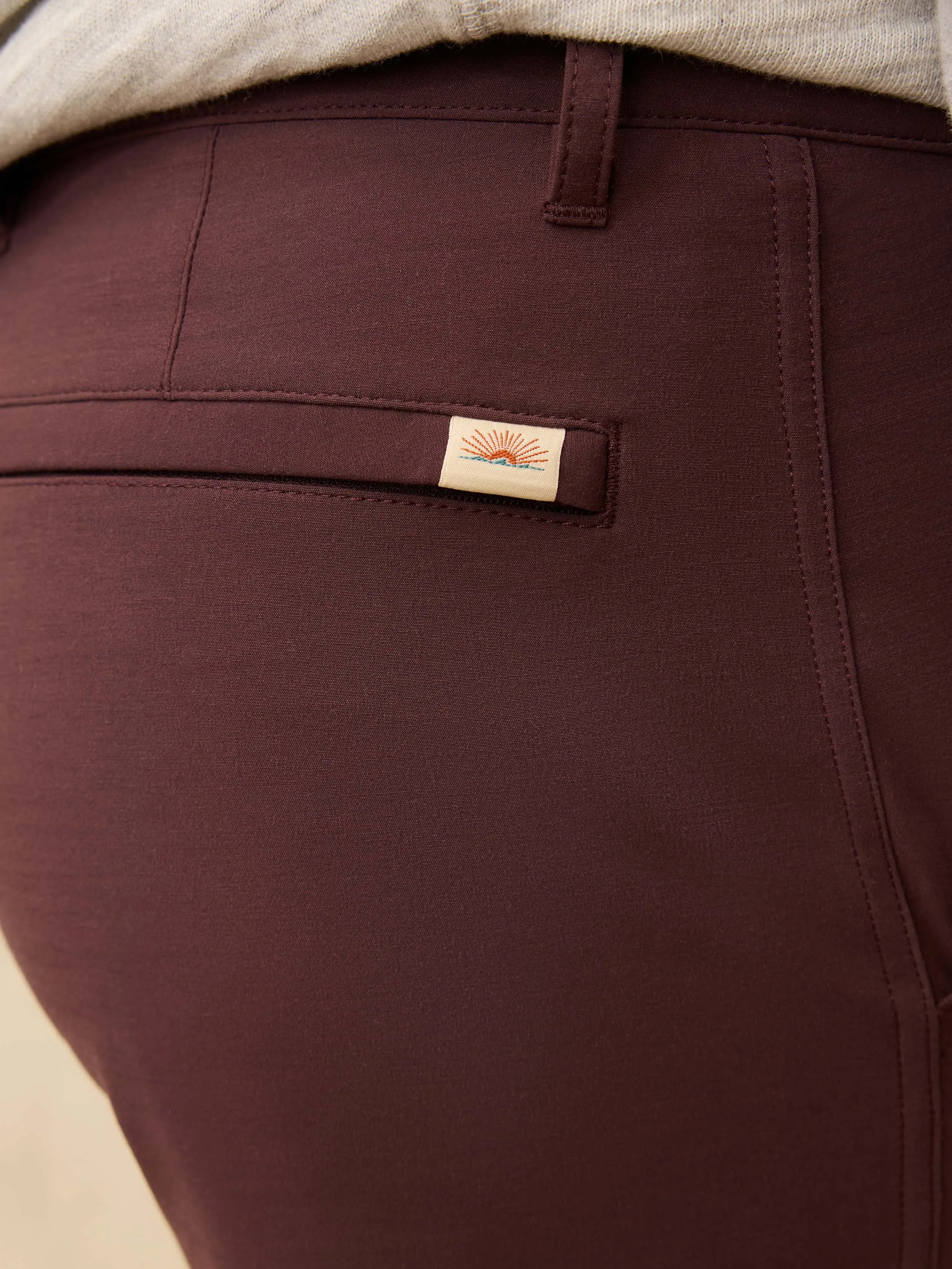 All Day™ Short (7") - Mountain Burgundy sold by Faherty product image thumbnail 3