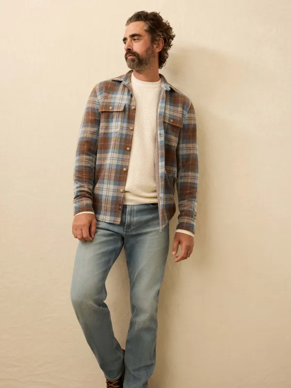 Legend™ Sweater Shirt - Bear River Plaid sold by Faherty