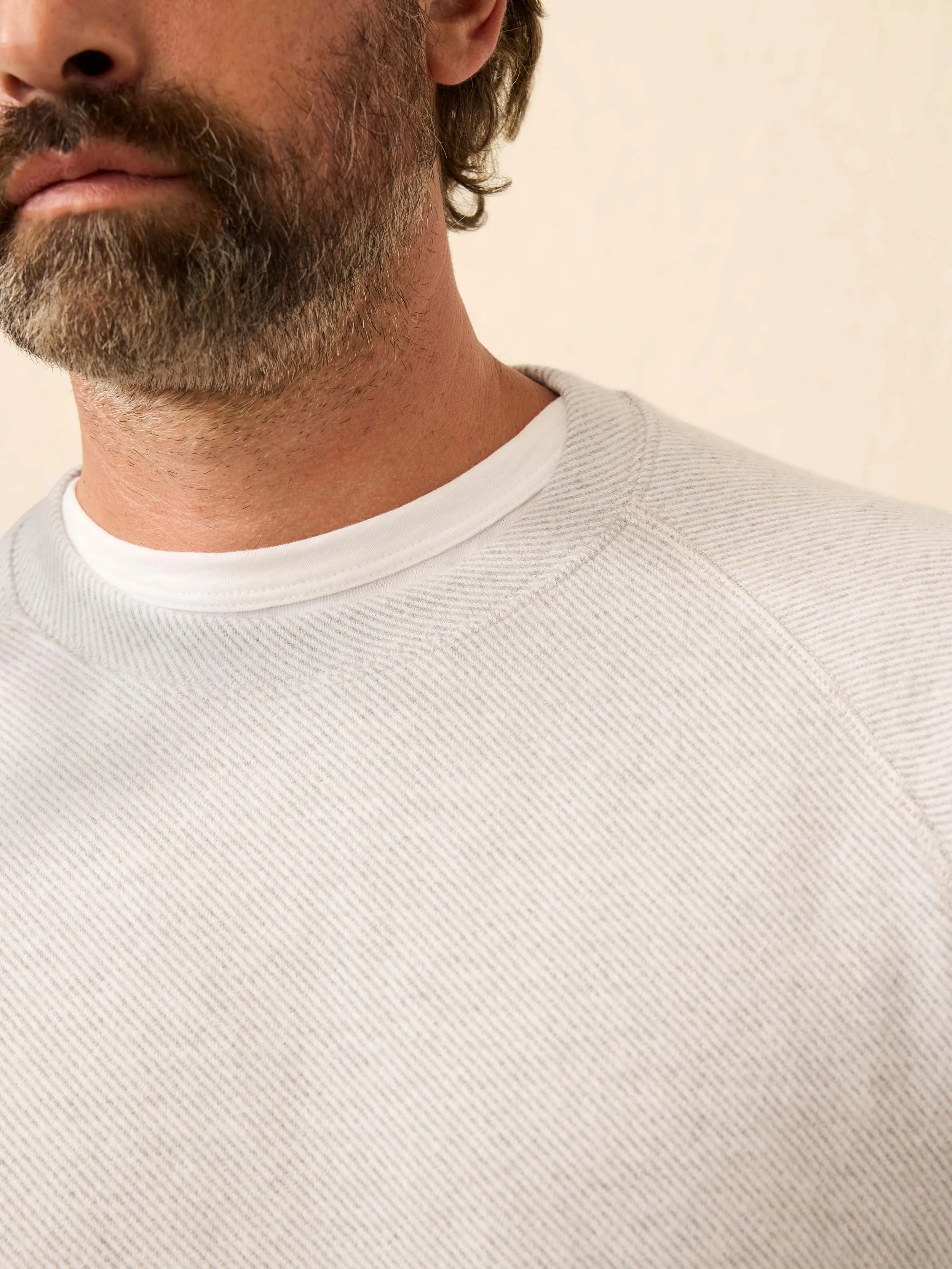 Legend Sweater Crew - Light Heather Grey sold by Faherty product image thumbnail 3