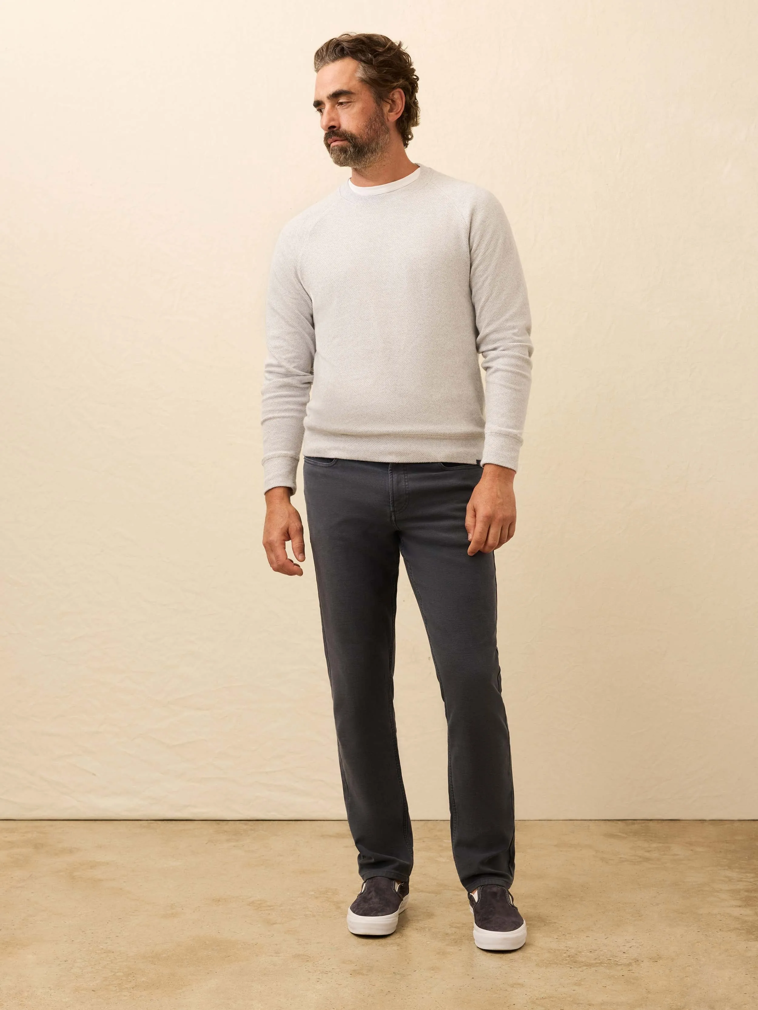 Legend Sweater Crew - Light Heather Grey sold by Faherty product image thumbnail 2
