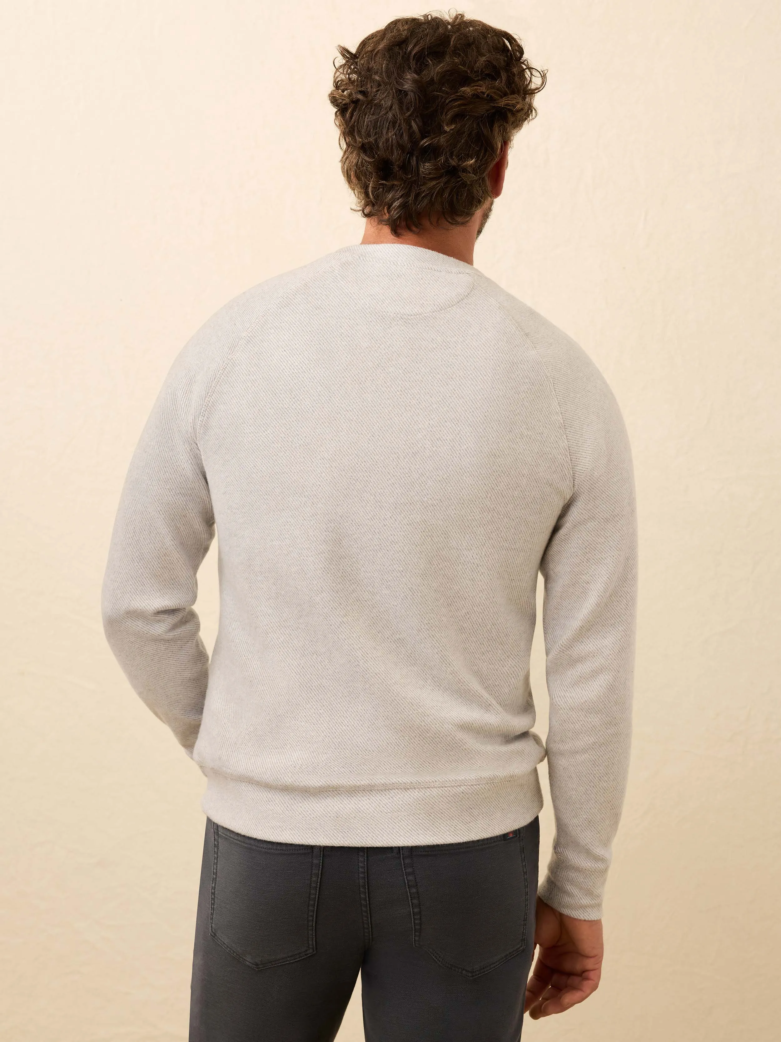 Legend Sweater Crew - Light Heather Grey sold by Faherty product image thumbnail 4